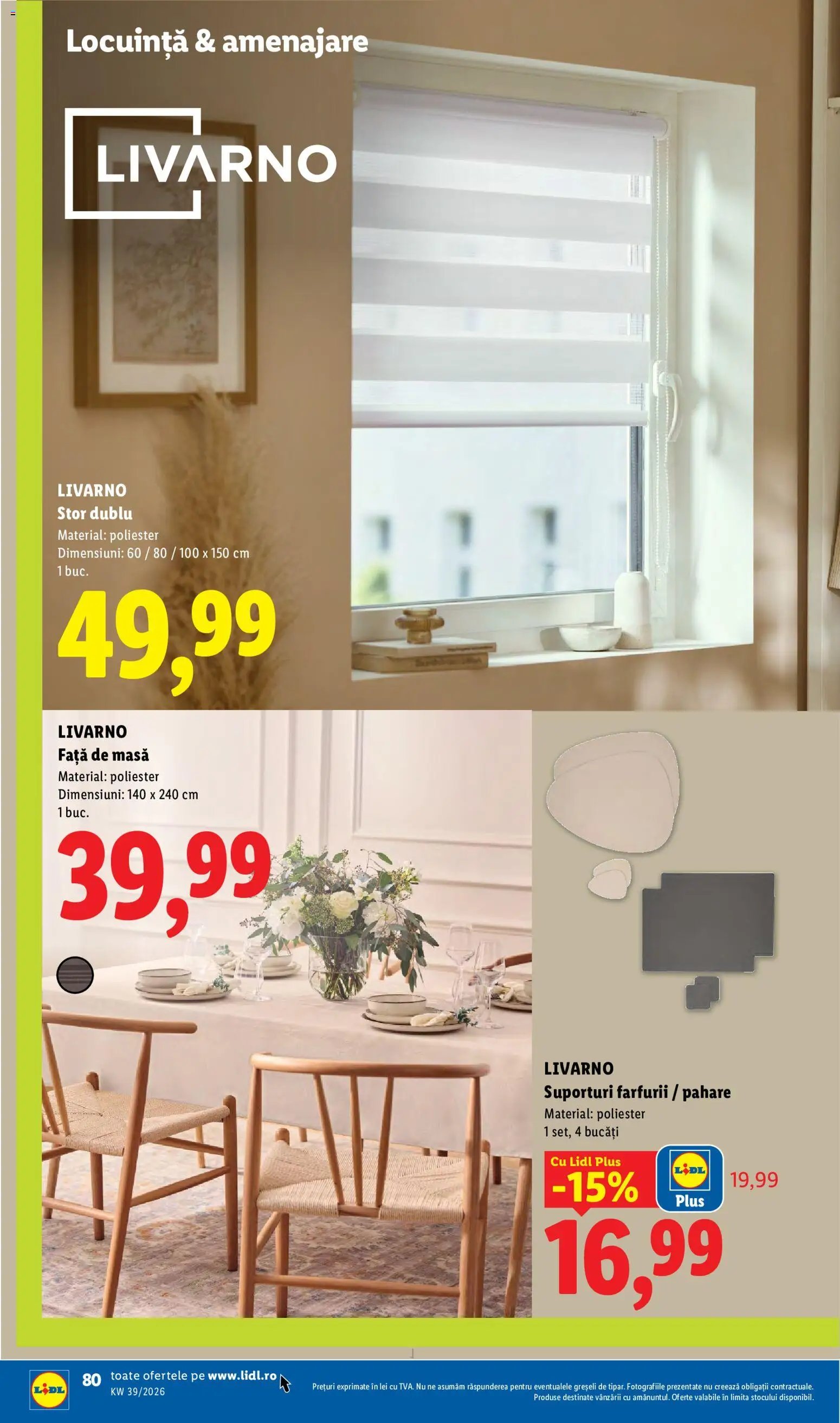Noul catalog Lidl – valabil de la 21.09.2026 | Pagină: 80