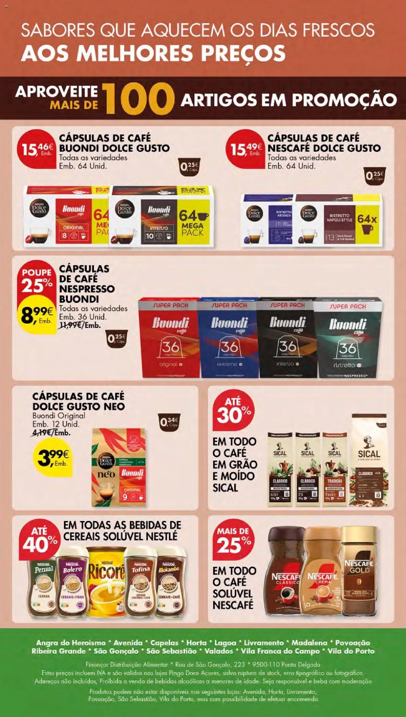 Pingo Doce folheto Bebidas Quentes │ válido de 15/10/2026 | Página: 8 | Produtos: Bebidas, Cápsulas, Nestlé, Café