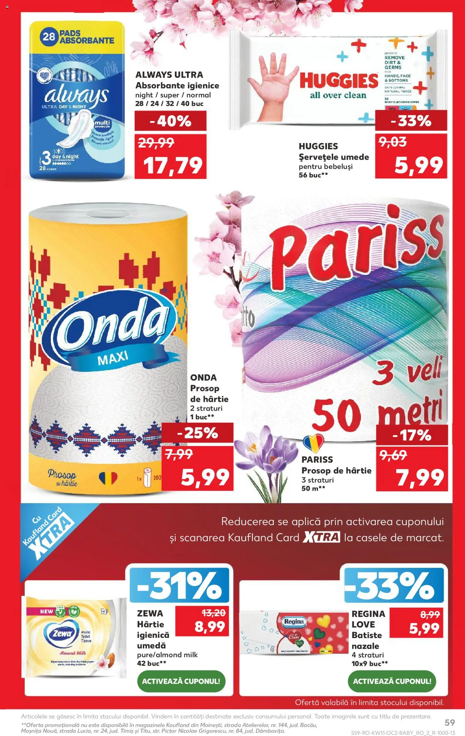 Kaufland RO akciós ujság - amely érvényes a következő dátumtól: 11.03.2026 | Oldal: 59