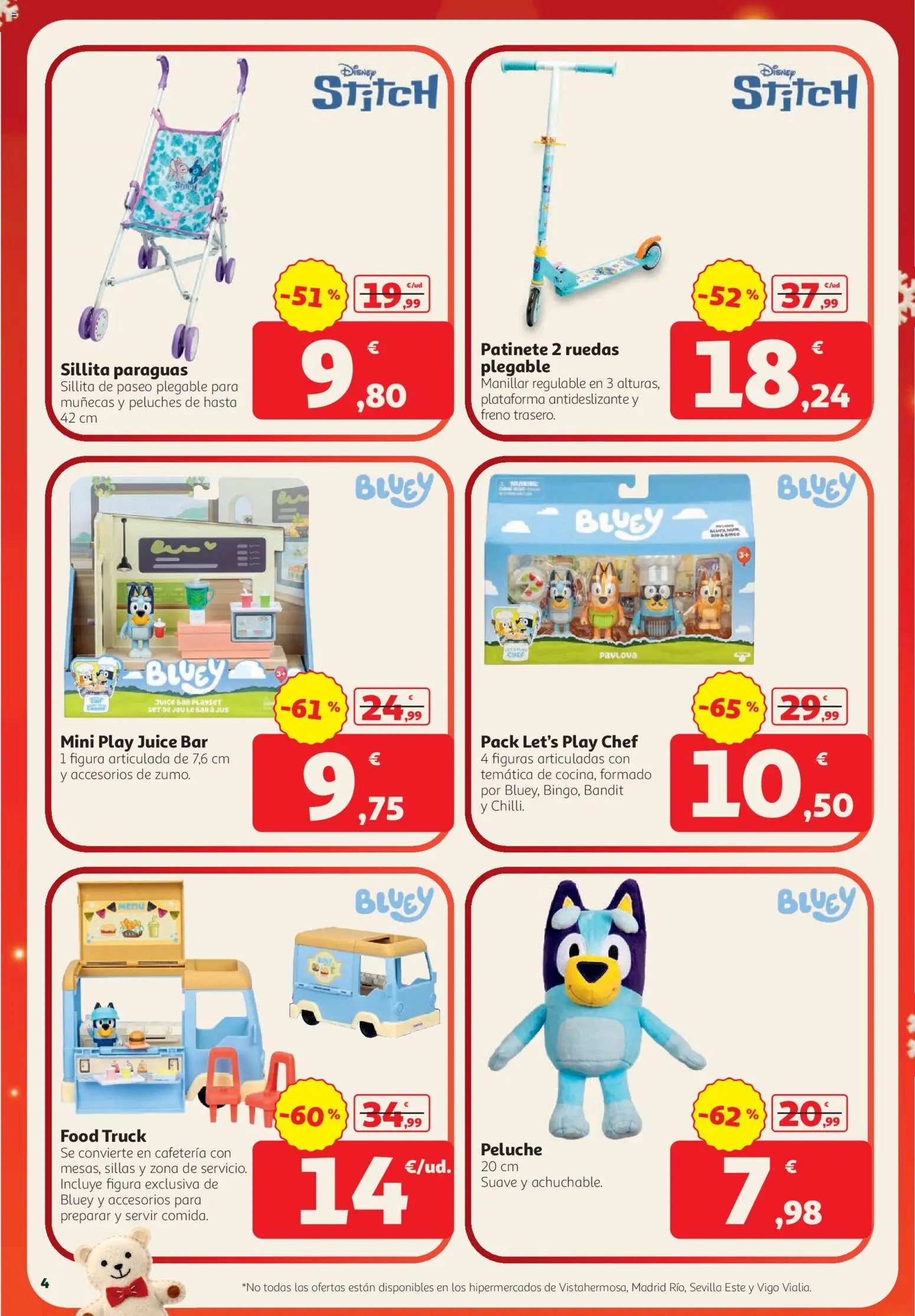 Alcampo folleto Irún │ válido desde el 22/10/2026 | Página: 4 | Productos: Patinete, Peluches