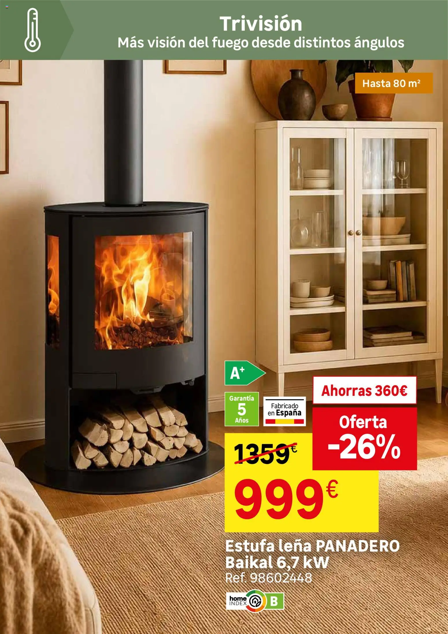 Leroy Merlin Calor en casa y mucho ahorro │ válido desde el 20/10/2026 | Página: 38 | Productos: Leña