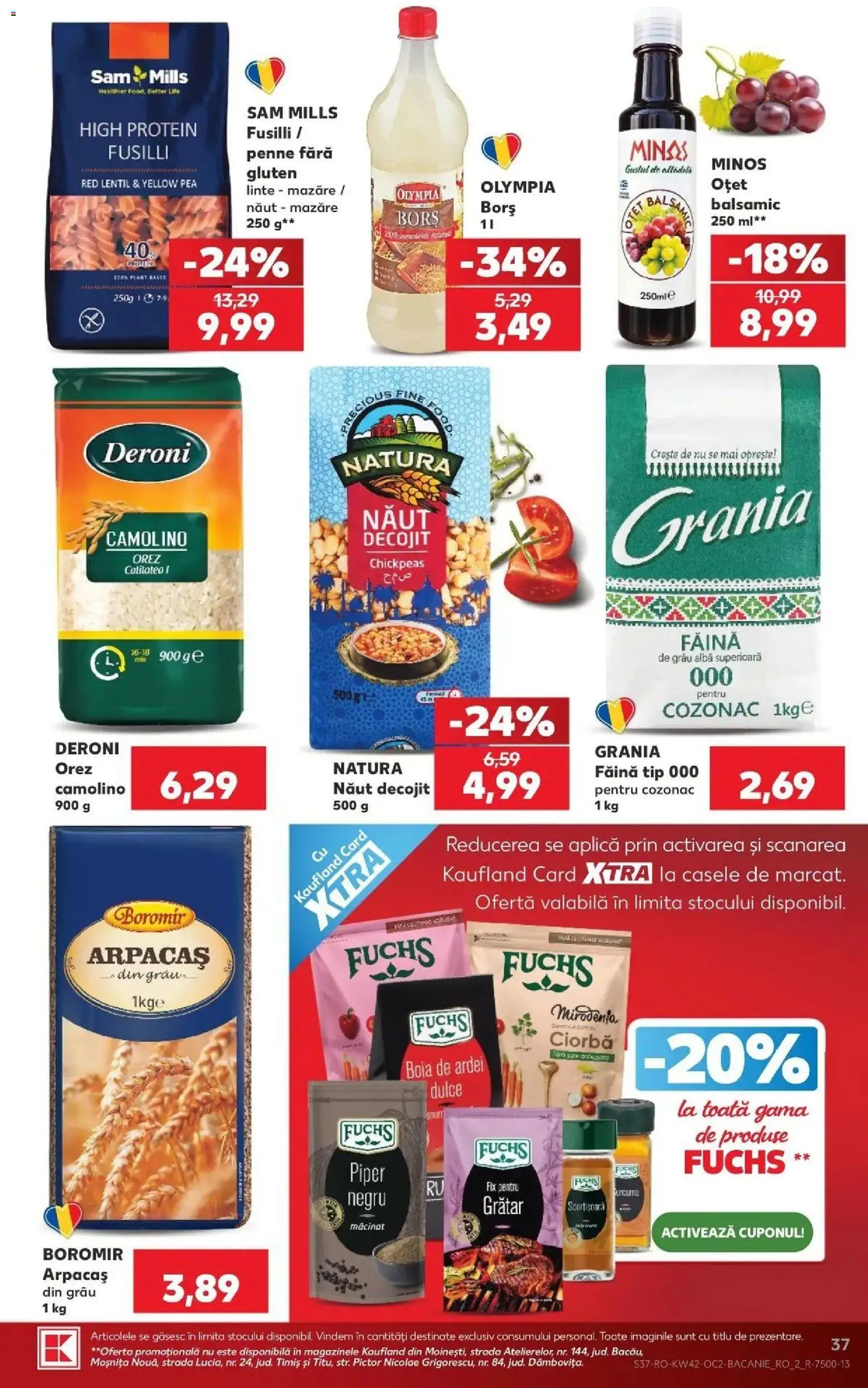 Kaufland Viseu de Sus 14.10.2026 - Revista si Oferta | Pagină: 37 | Produse: Mazăre, Grătar, Borș, Piper