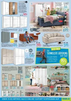 Trends Prospekt ab 29.08.2026 gültig | Seite: 5 | Produkte: Kleiderschrank, Boxspringbett, Liege, Spiegel