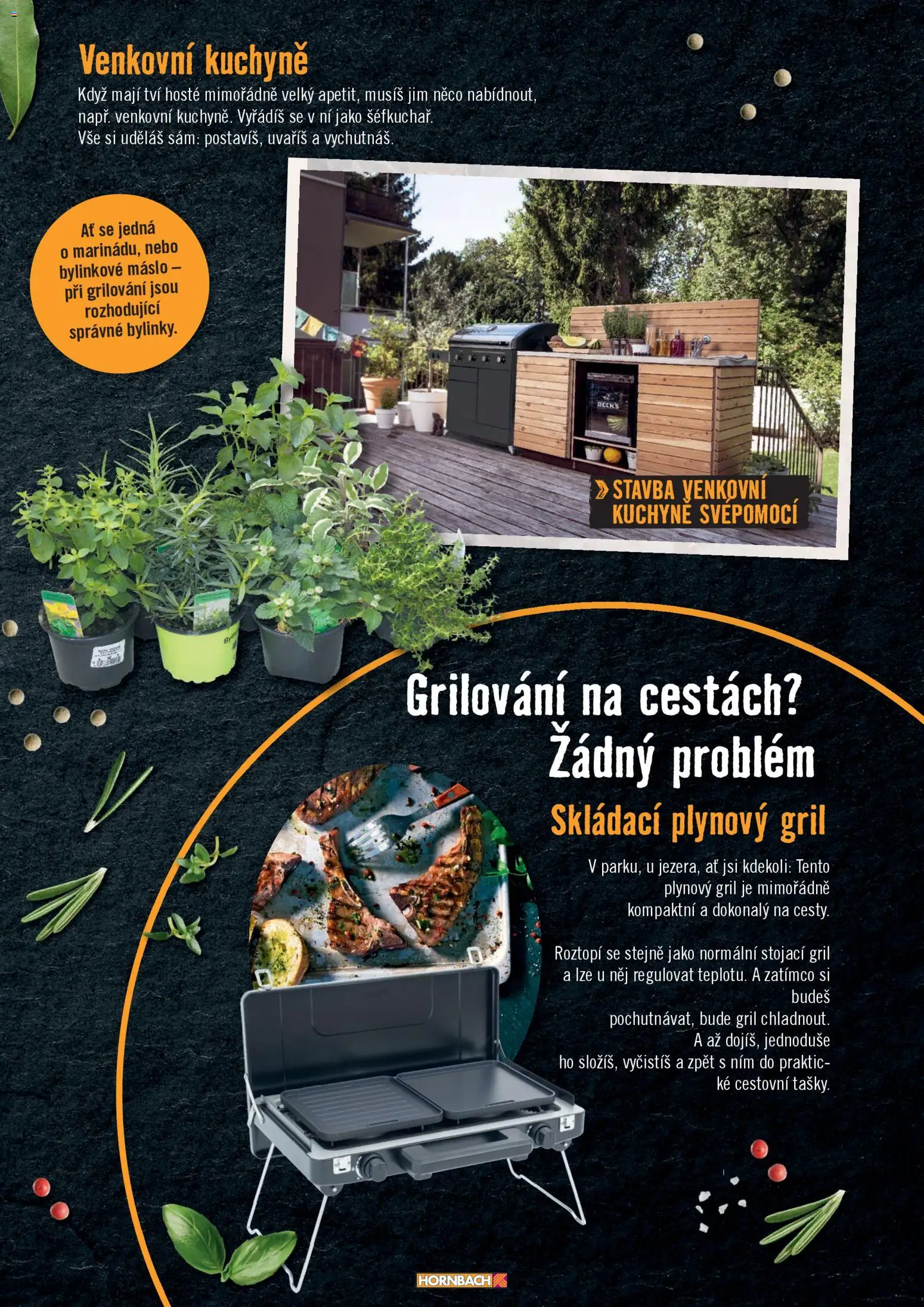 HORNBACH leták - Terasa od 01.01.2026 | Strana: 39 | Produkty: Grilování, Máslo, Bylinkové máslo, Gril