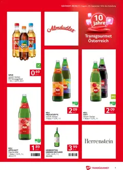 Transgourmet Zustellaktion ab 31.08.2026 gültig | Seite: 9 | Produkte: Apfelsaft, Saft, Äpfel, Multivitamin