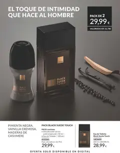 Vista previa Catálogo AVON campaña 8 válido desde el 01/08/2026 | Página: 186 | Productos: Eau de toilette, Desodorante, Antitranspirante, Vainilla