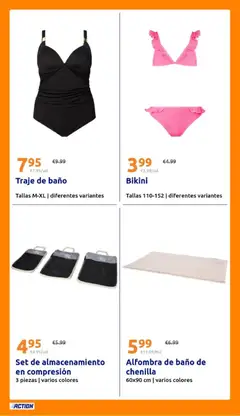 Vista previa Action folleto válido desde el 08/07/2026 | Página: 23 | Productos: Traje de baño, Traje, Baño, Alfombra