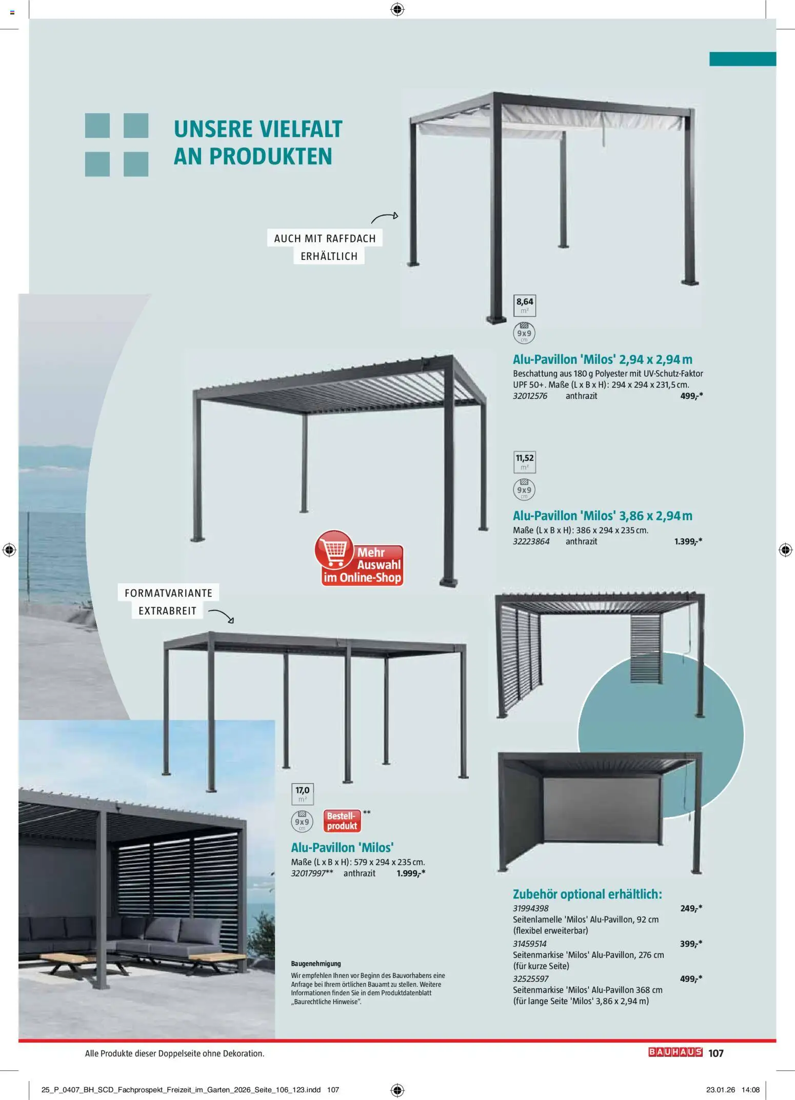 Bauhaus Freizeit im Garten – gültig ab 02.03.2026 | Seite: 107