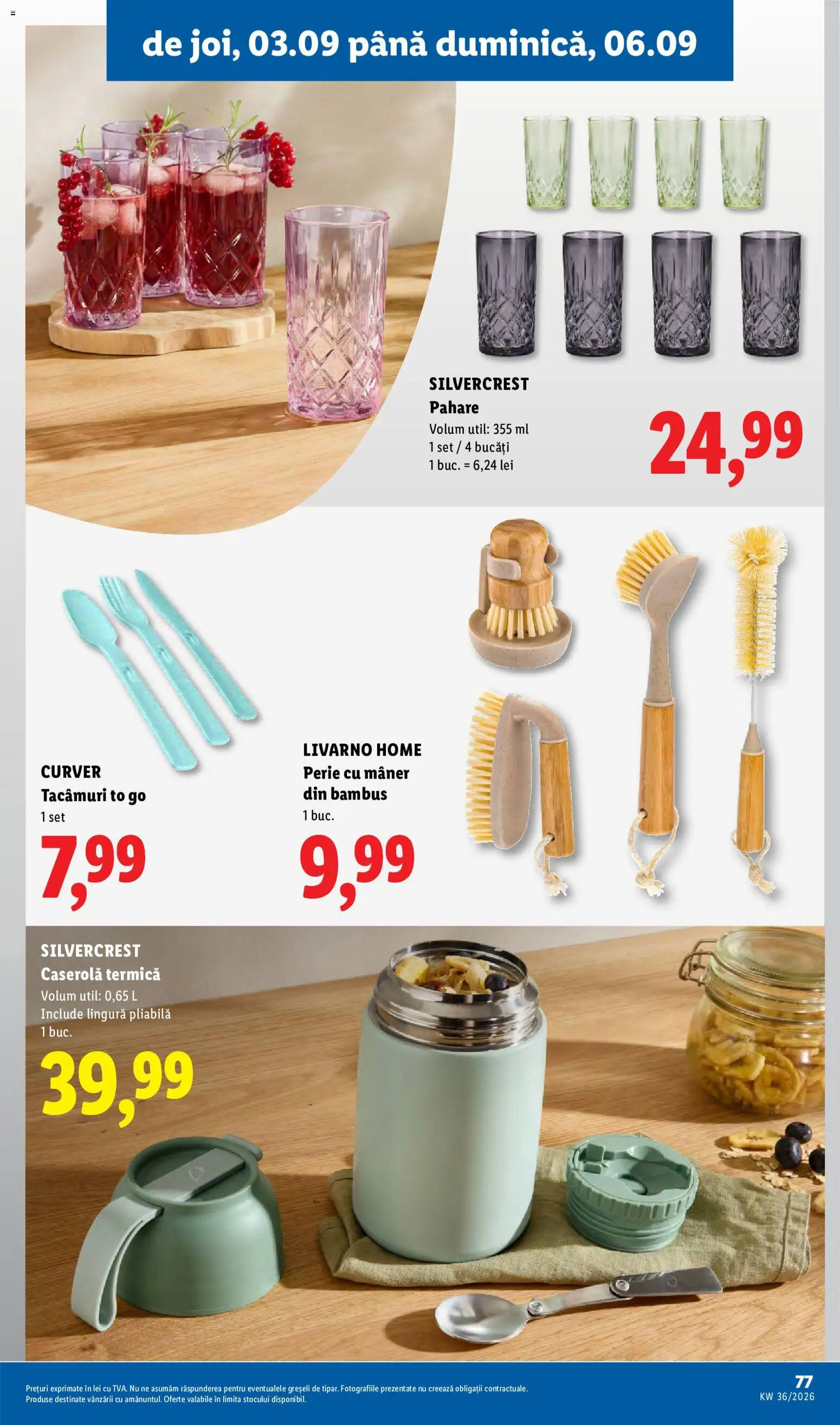 Noul catalog Lidl – valabil de la 31.08.2026 | Pagină: 77