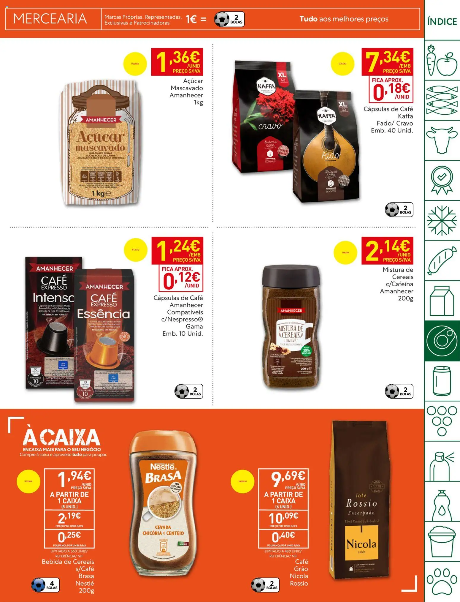 Recheio folheto │ válido de 05.05.2026 | Página: 25 | Produtos: Caixa, Café, Carne, Bebida