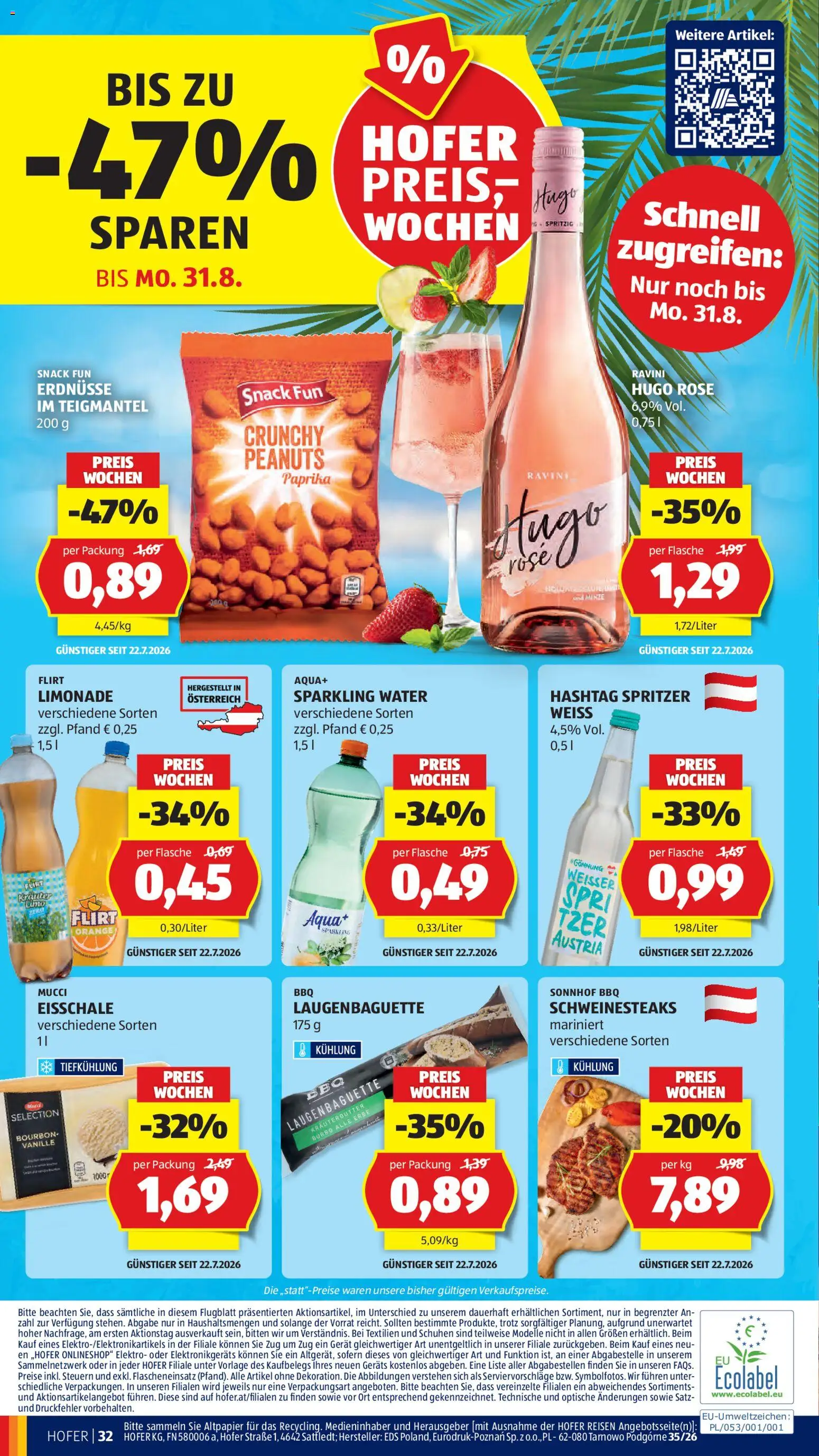 Hofer Flugblatt gültig ab 21.08.2026 | Seite: 46