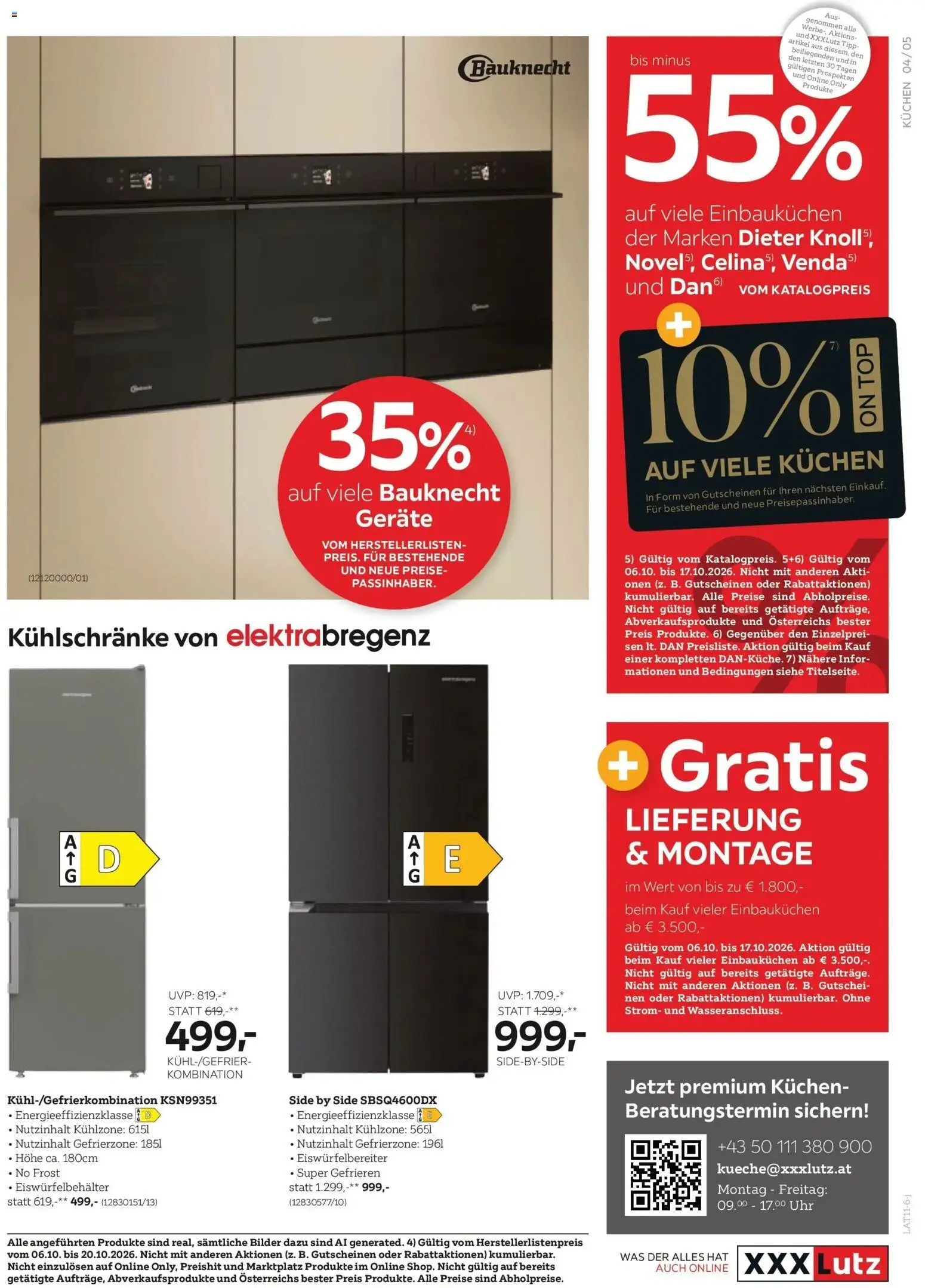 XXXLutz Küchen von 06.10.2026 - Aktuelle Angebote | Seite: 5 | Produkte: Uhr