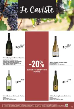 Monoprix - Prévisualisation de Monoprix catalogue valide à partir de 20/10/2026 | Page: 19 | Produits: Champagne, Chablis, Bouteille, Magnum