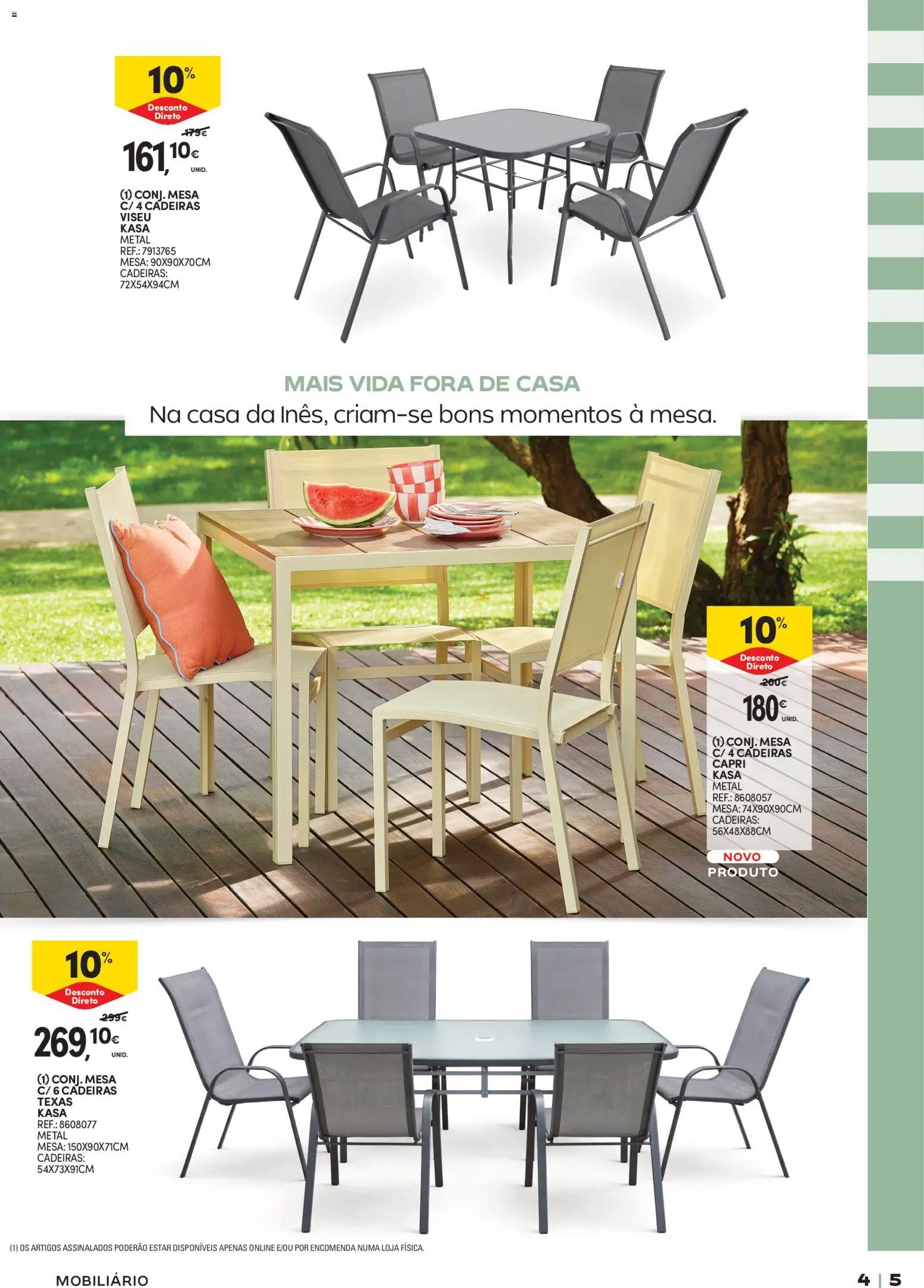 Continente  Açores: Verão │ válido de 26.05.2026 | Página: 5 | Produtos: Cadeiras, Mesa