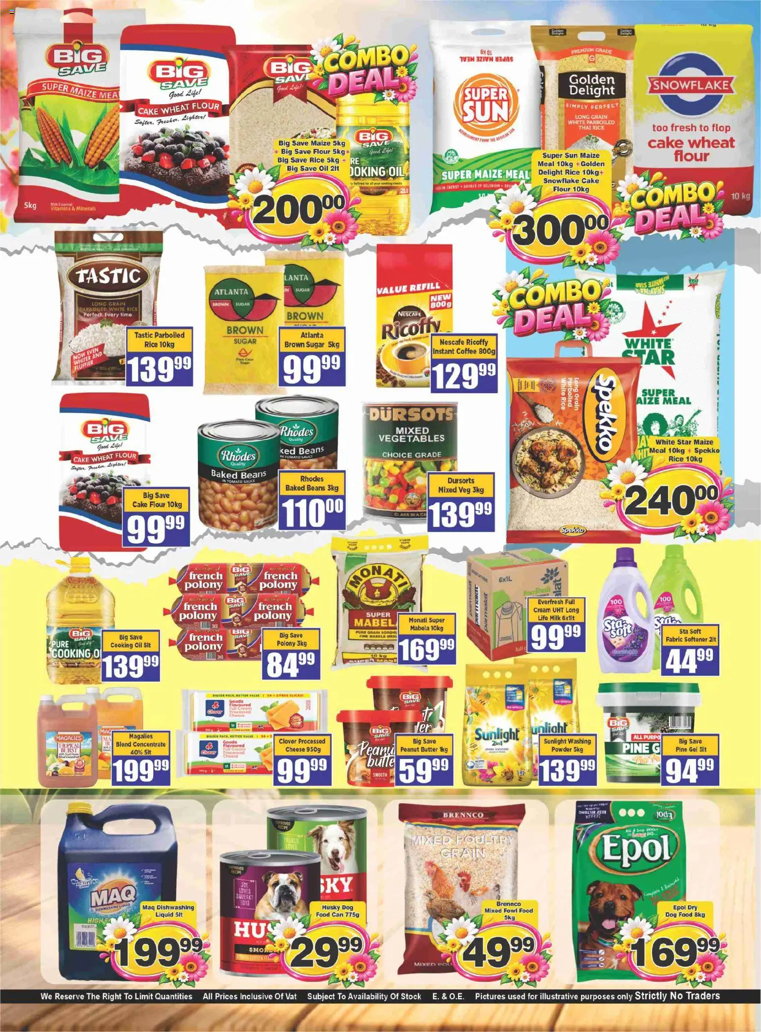 New Big Save catalogue – valid from 26/08/2026 | Page: 6 | Products: Flour, Vegetables, Dishwashing liquid, Instant coffee