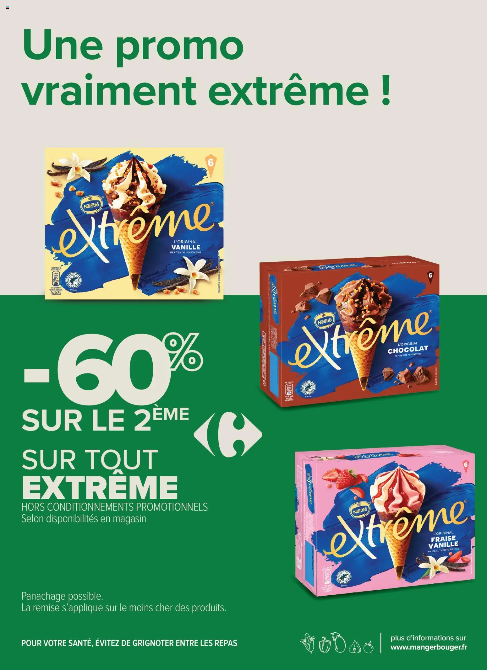 {H1} | Page: 4 | Produits: Fraise, Vanille, Fruits, Chocolat
