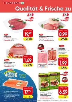 Eurospar Flugblatt ab 30.07.2026 gültig | Seite: 2 | Produkte: Regal, Fisch