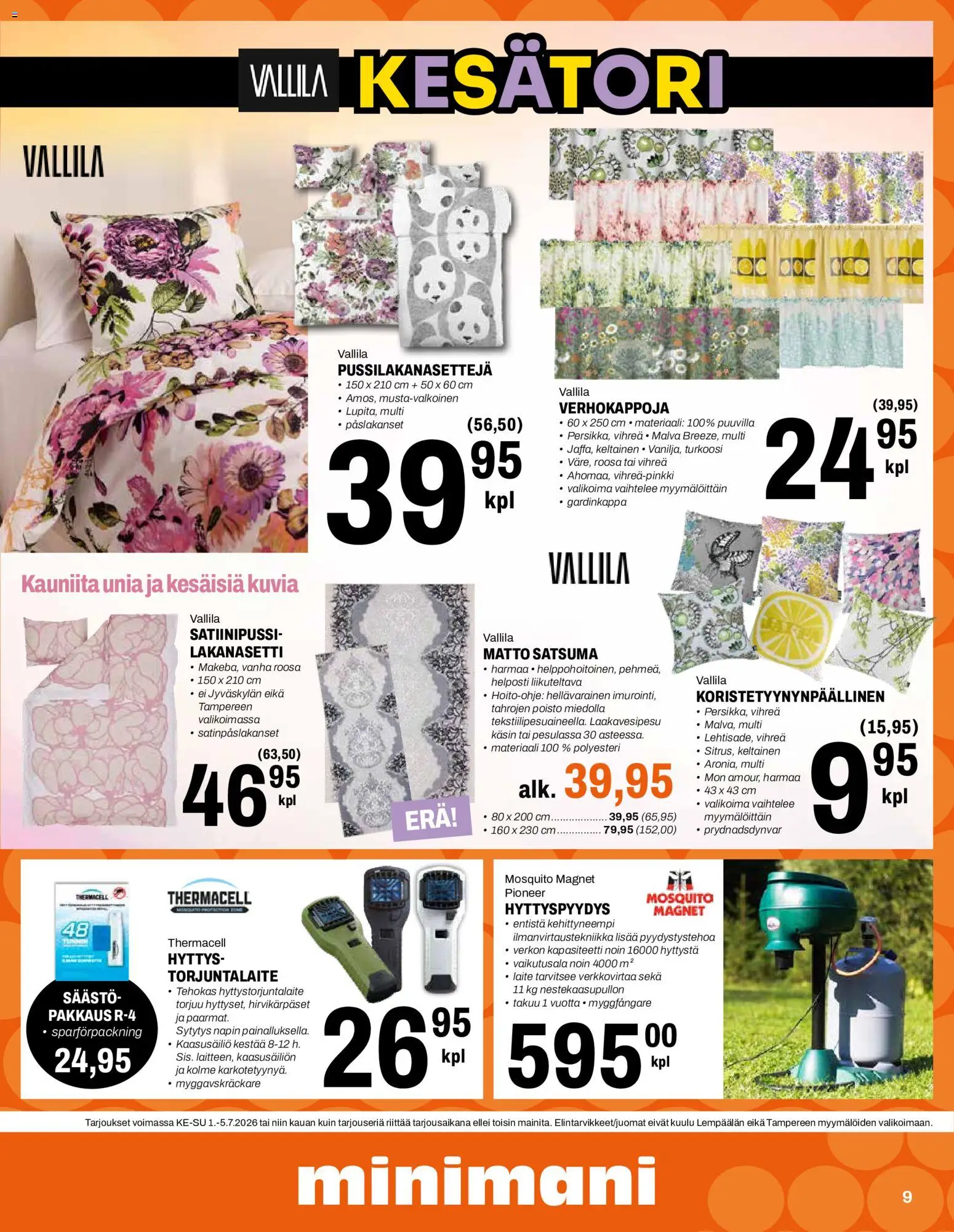 Minimani tarjoukset – voimassa 01/07/2026 alkaen | Sivu: 9