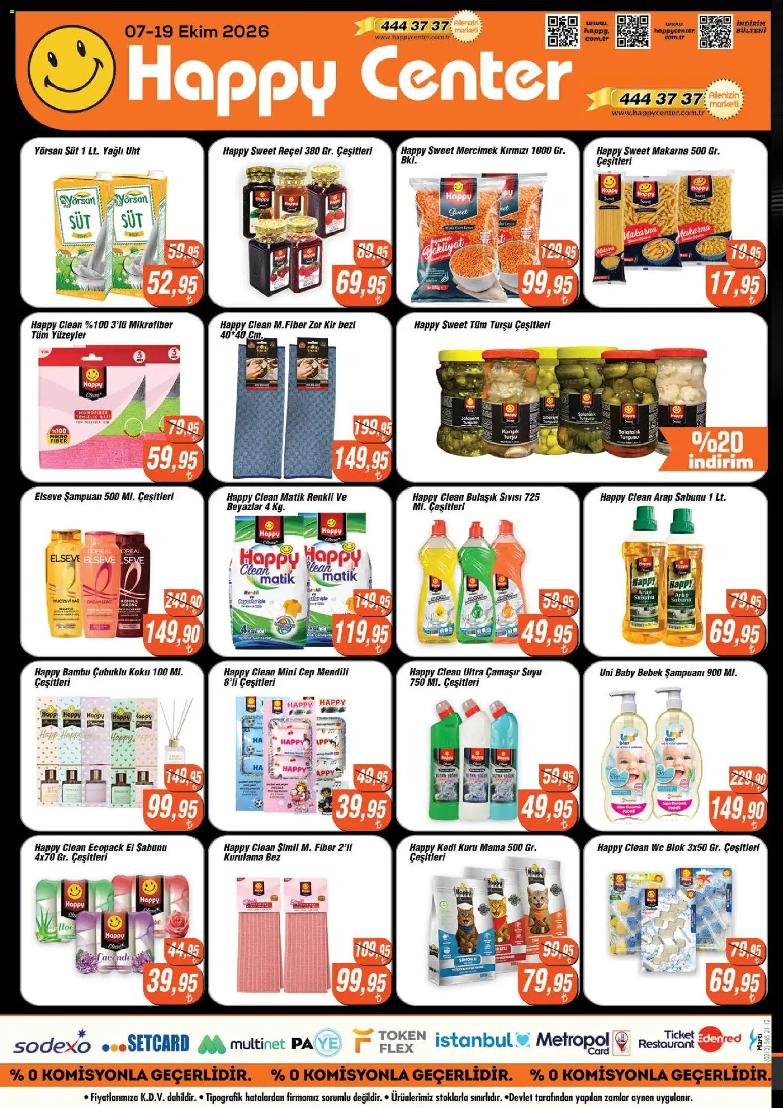 Happy Center Katalog - 07 Ekim 2026 tarihinden itibaren geçerlidir | Sayfa: 9 | Ürünler: Arap sabunu, Şampuan, Süt, Makarna