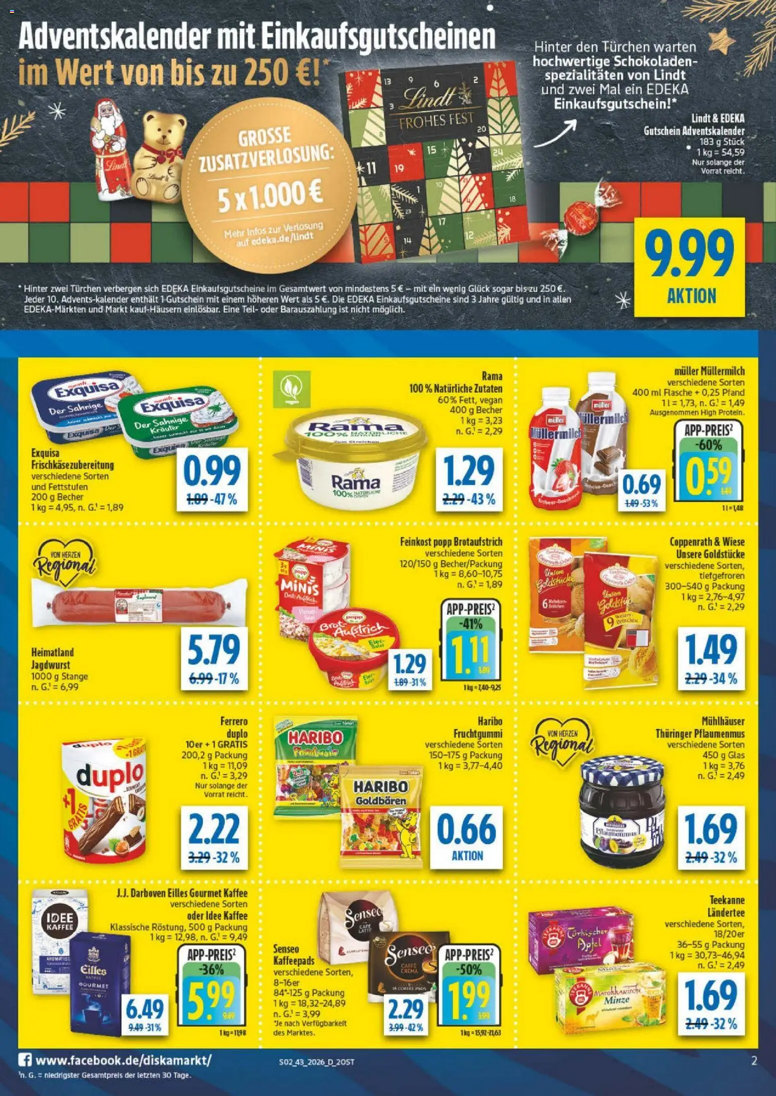 Diska Prospekt – gültig ab 19.10.2026 | Seite: 2 | Produkte: Senseo, Kaffeepads, Grat, Teekanne