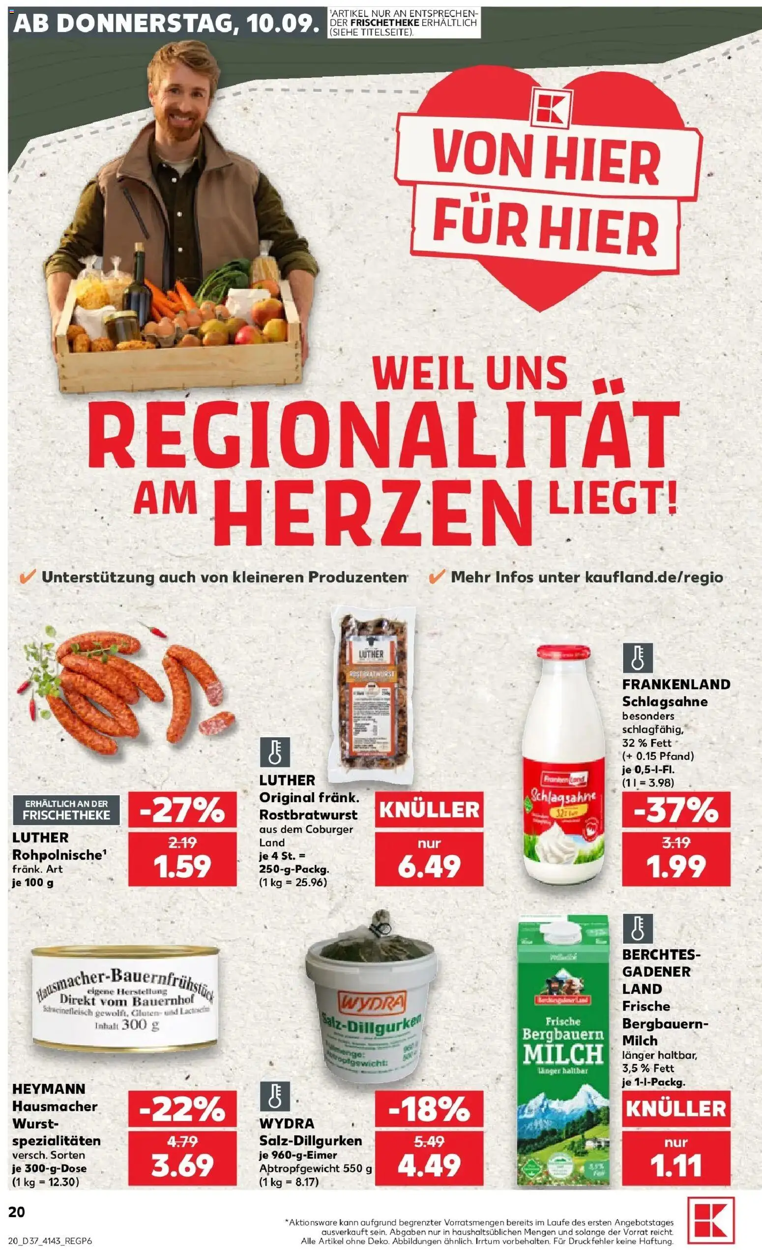 Prospekt Kaufland ab 10.09.2026 » Angebote Online zum Blättern | Seite: 20