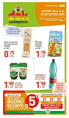 Anteprima del volantino DOK volantino Apice, Pietrelcina, Paduli valido a partire dal 11/09/2026
