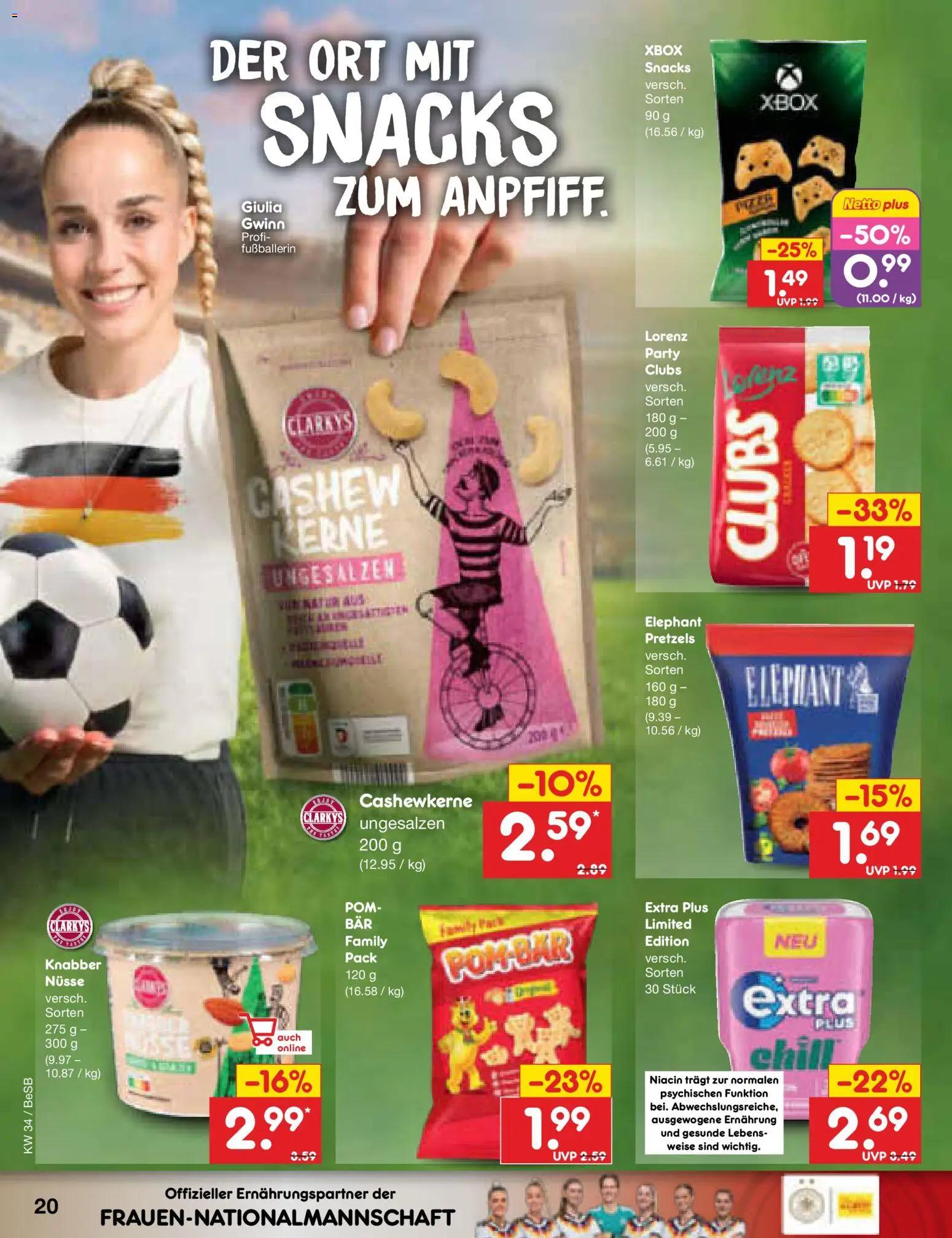 Netto Marken-Discount Prospekt – gültig ab 17.08.2026 | Seite: 26 | Produkte: Xbox, Cashew, Nüsse