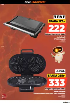 Power erbjudanden - Förhandsvisning av reklamblad från butik Power aktuell från 24/09/2026 | Sida: 87 | Produkter: Smörgåsgrill, Våffeljärn, Våfflor