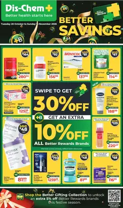 Dis-Chem specials catalogue – valid from 20/10/2026