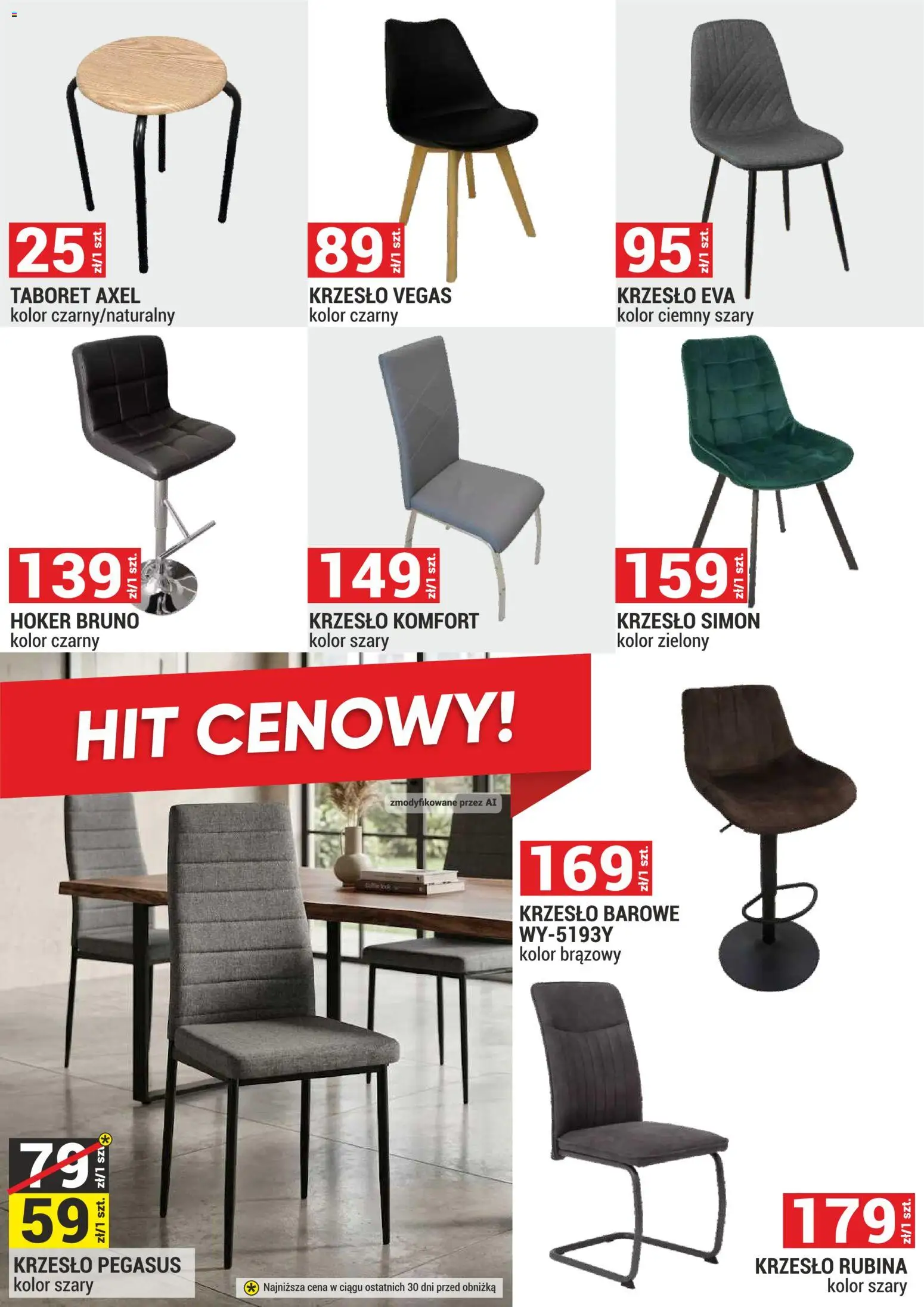 Merkury Market gazetka - Meble od 01.11.2026 | Strona: 38 | Produkty: Krzesło