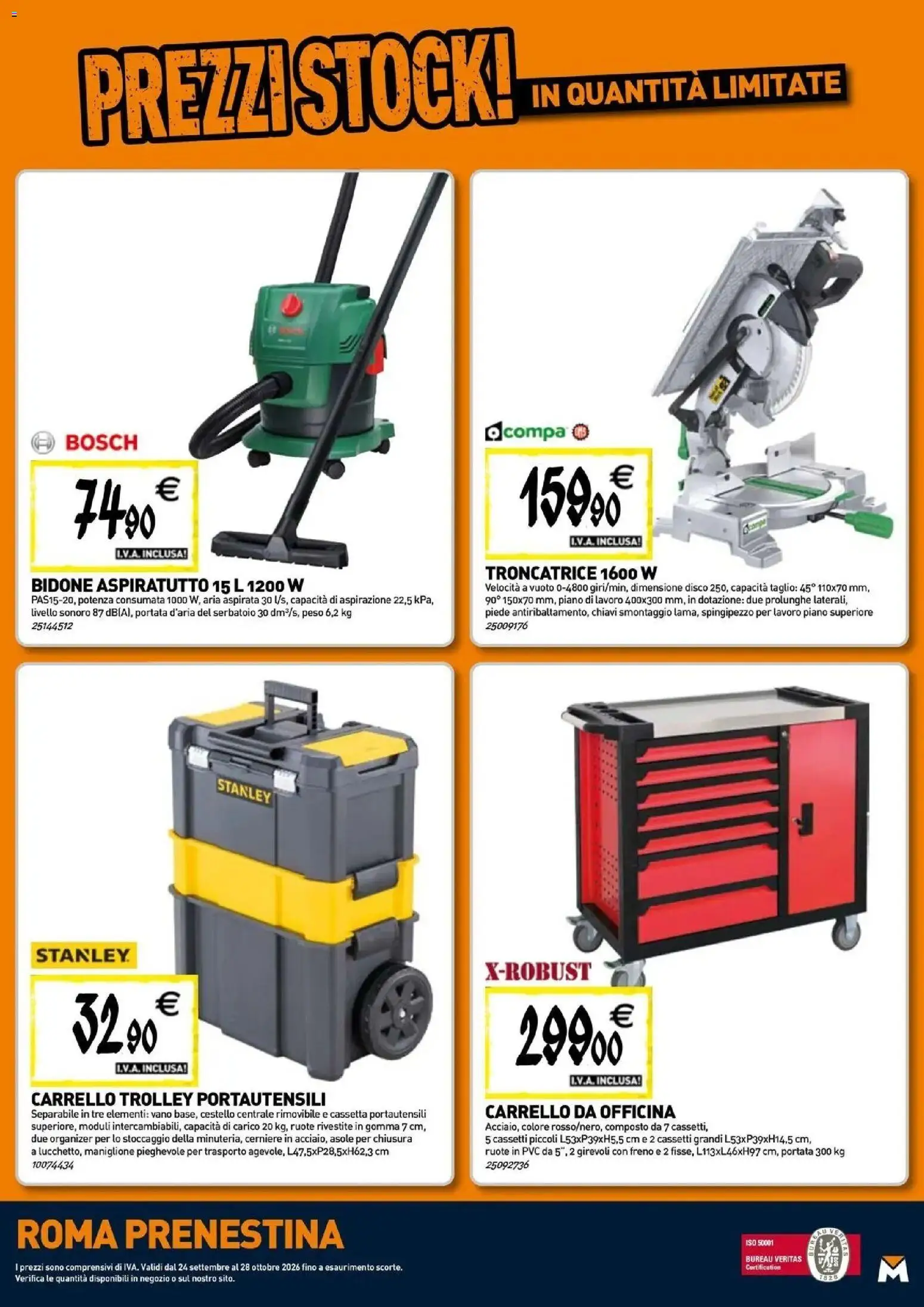 Nuovo TECNOMAT catalogo Roma dal 24/09/2026 > offerte anteprima 🛍️ | Pagina: 22 | Prodotti: Taglio, Carrello, Disco, Trolley