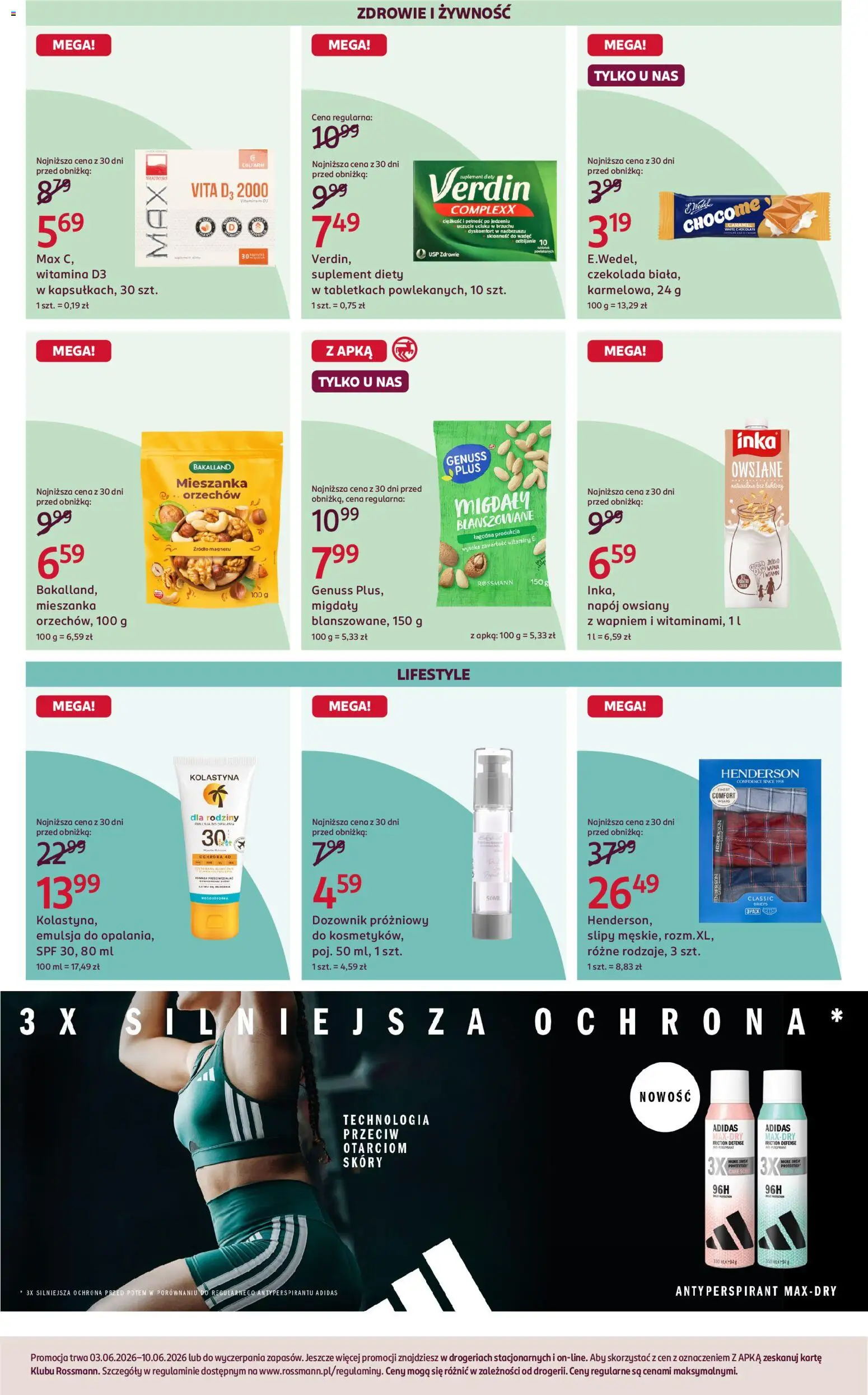 Rossmann gazetka od 03.06.2026 | Strona: 7 | Produkty: Napój owsiany, Czekolada