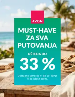 Avon - MUST HAVE za sva putovanja - Pregled kataloga iz trgovine Avon, vrijedi od 01.06.2026