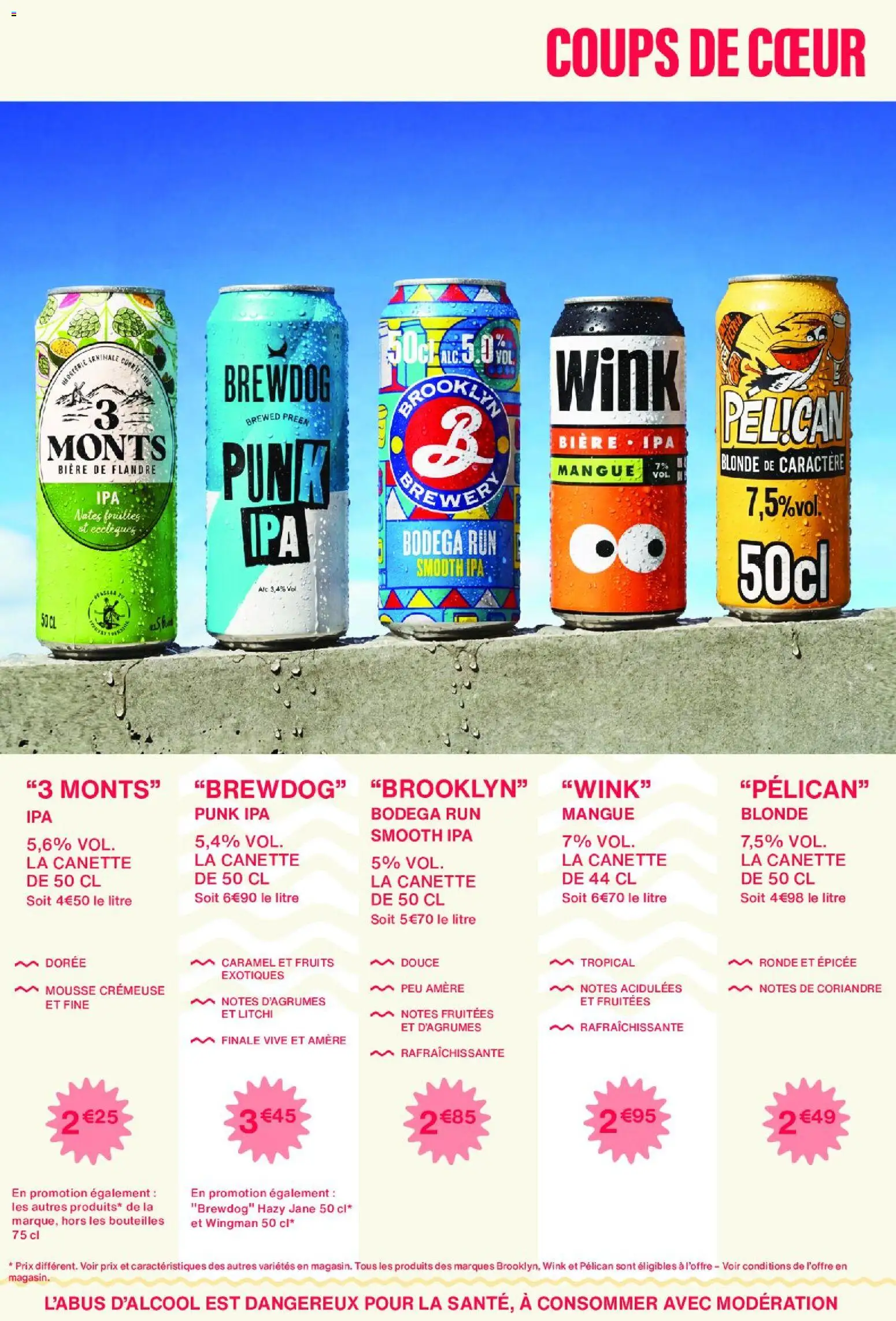{H1} | Page: 3 | Produits: Litchi, Mousse, Coriandre, Bière