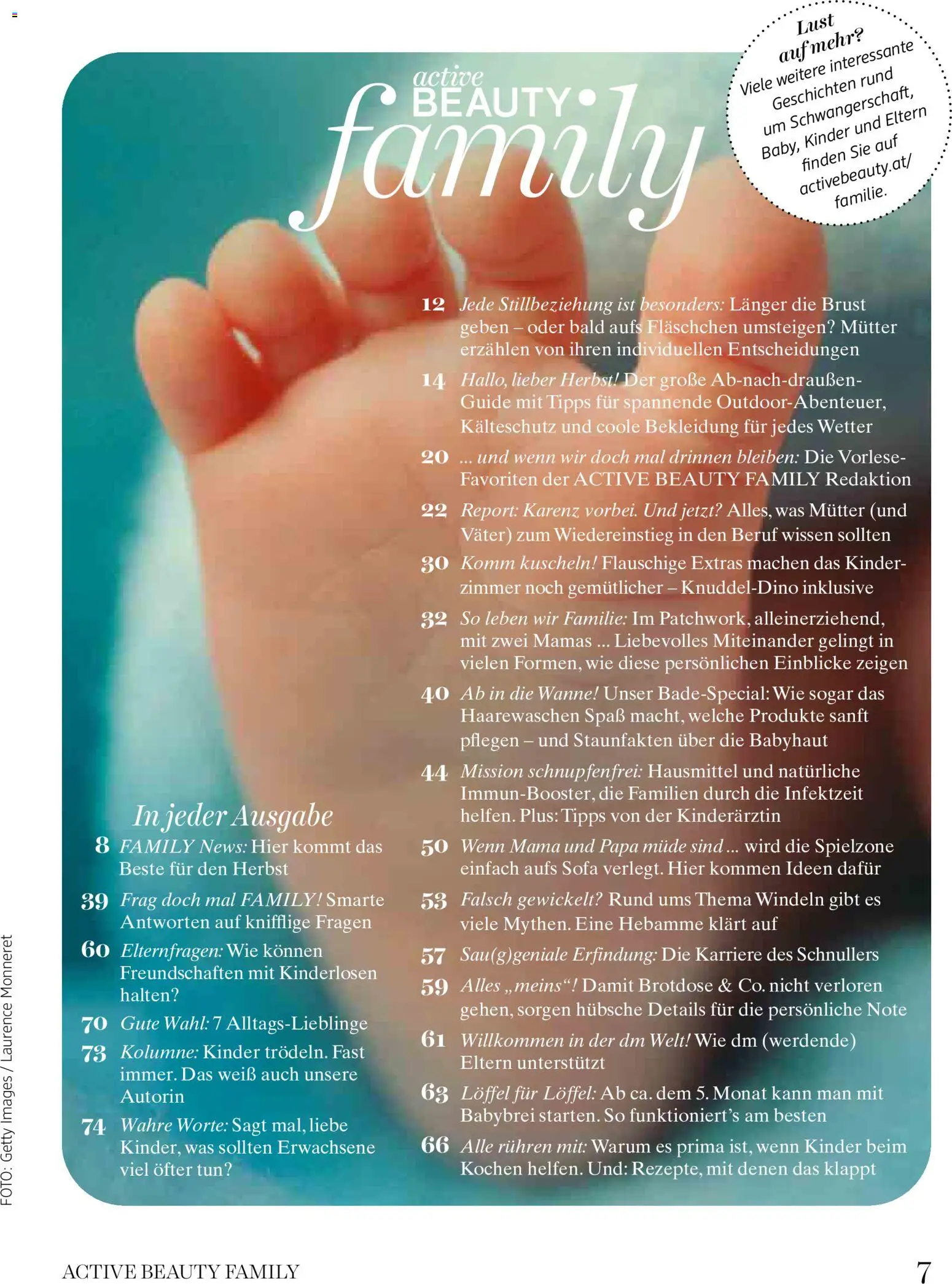 dm drogerie markt Family Magazin October 2026 gültig ab 01.10.2026 | Seite: 7 | Produkte: Bekleidung, Windeln, Sofa