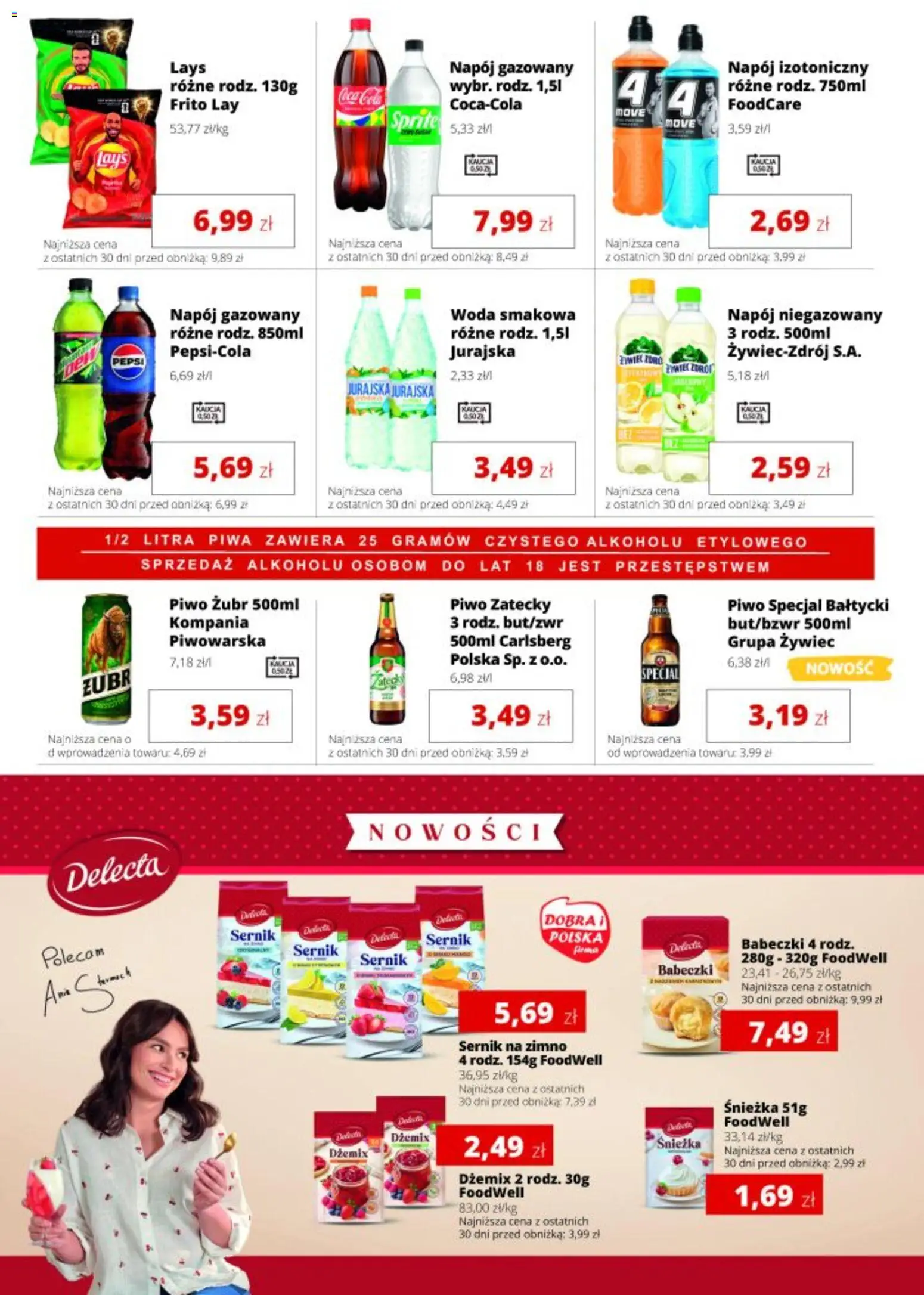 Torimpex gazetka od 01.06.2026 | Strona: 7 | Produkty: Piwo żubr, Pepsi, Lays, Babeczki