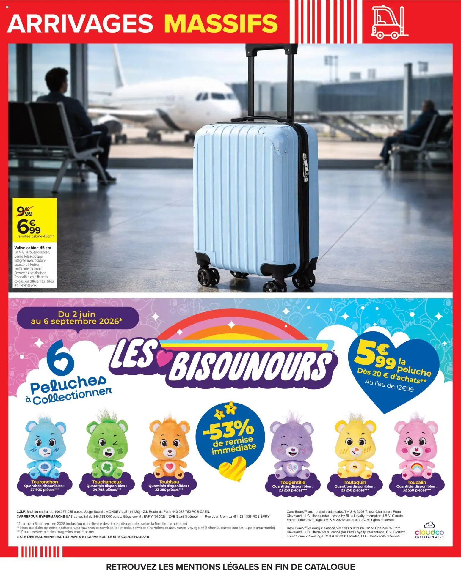 {H1} | Page: 6 | Produits: Peluche, Valise cabine, Valise