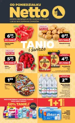 Pogląd oferty "Netto gazetka od poniedziałku" - ważna od 31.08.2026