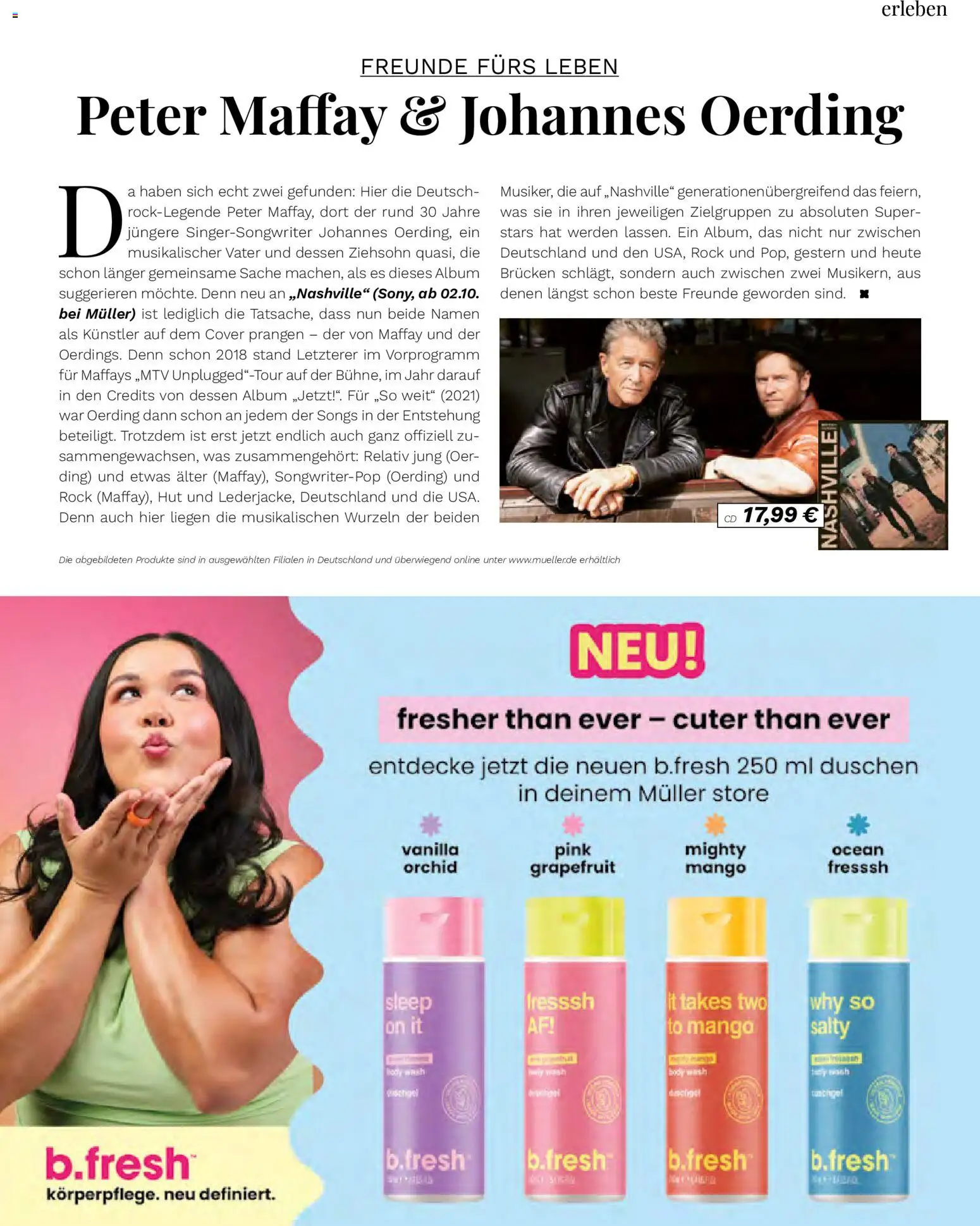 Müller Lifestyle – gültig ab 01.09.2026 | Seite: 61 | Produkte: Grapefruit, Mango, Rock, Hut
