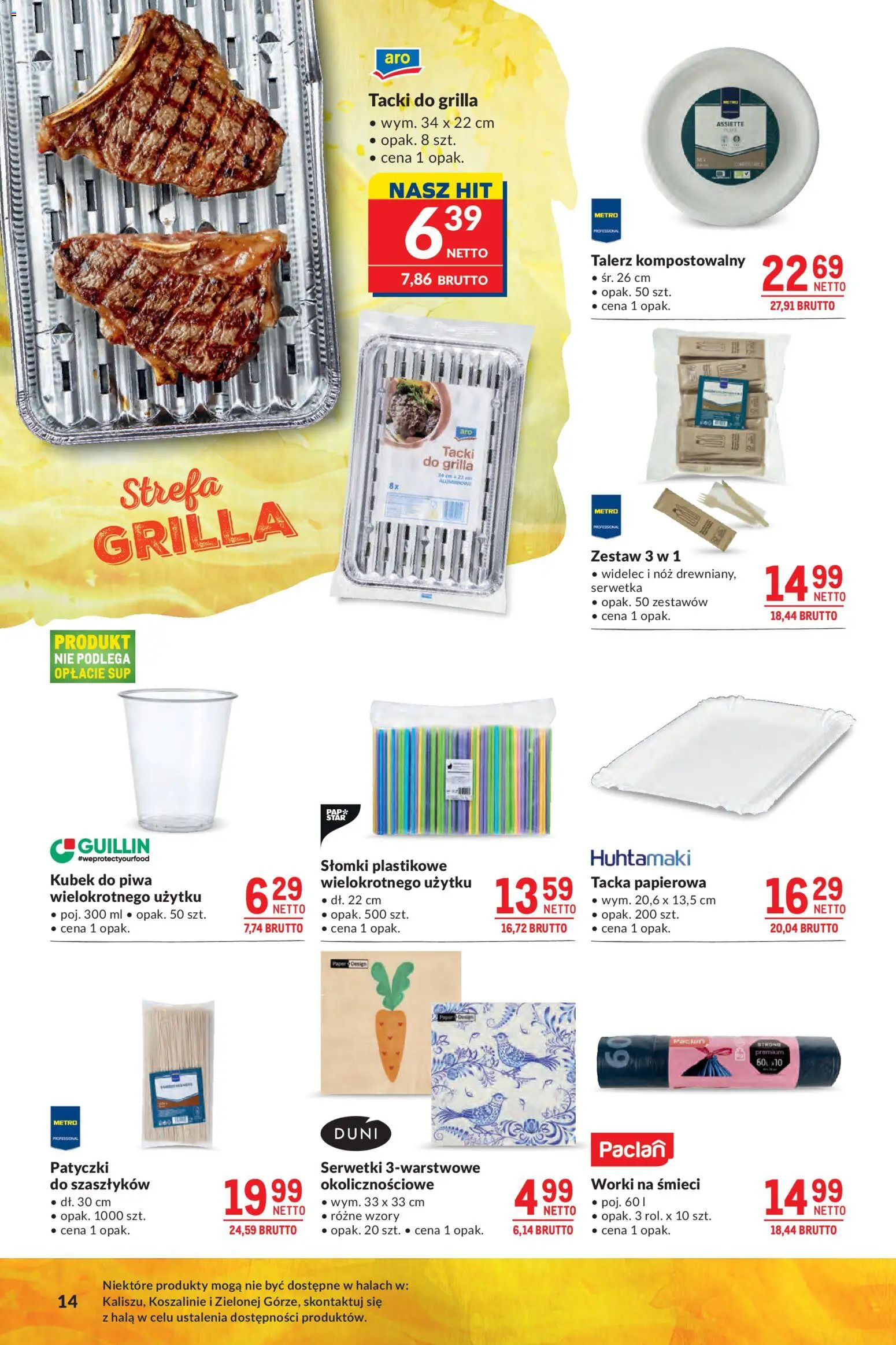 Makro gazetka - Grill Ogród od 26.05.2026 | Strona: 14 | Produkty: Słomki