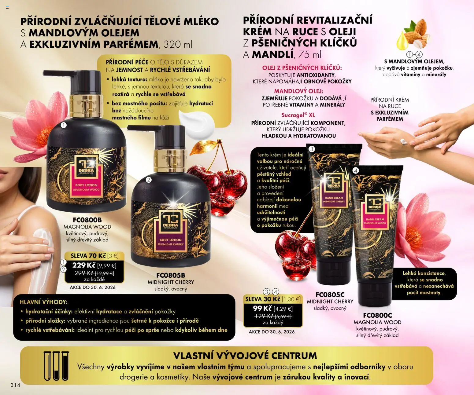 Nové Dedra akcie – leták je platný od 01.06.2026 | Strana: 14 | Produkty: Olej, Mandľový olej, Krém