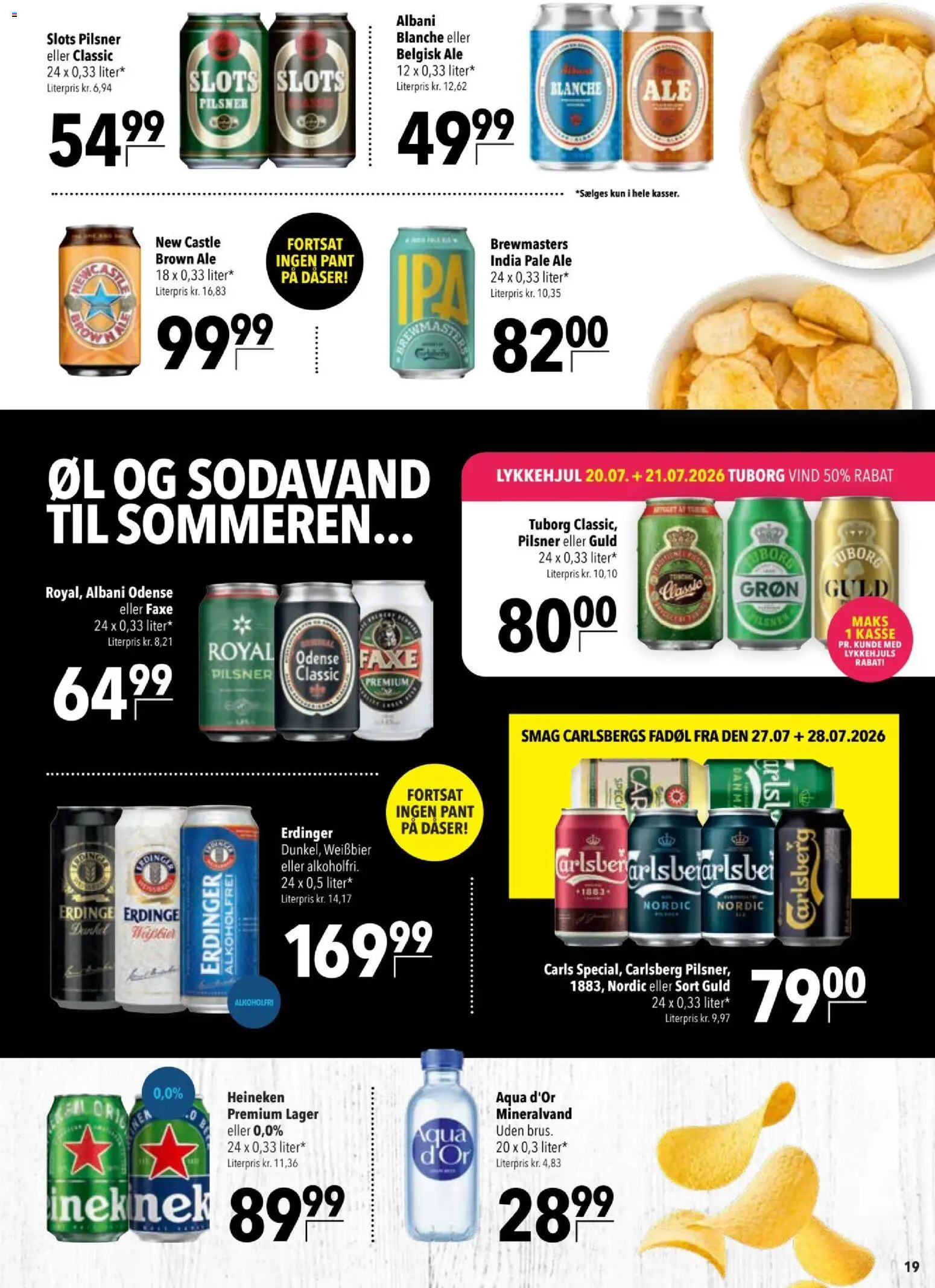 CITTI tilbudsavis – gyldig fra 15/07/2026 | Side: 19 | Produkter: Øl, Sodavand, Mineralvand