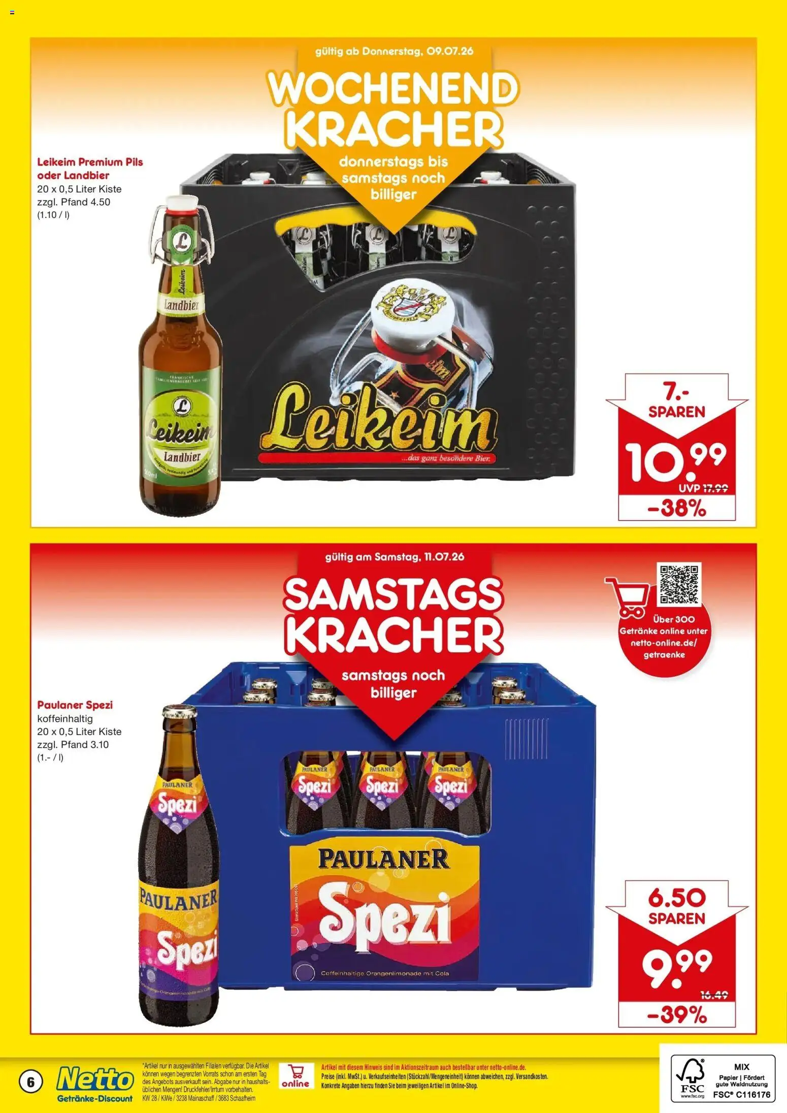 Netto Marken-Discount - Netto: Getränkeangebote – gültig ab 05.07.2026 | Seite: 6