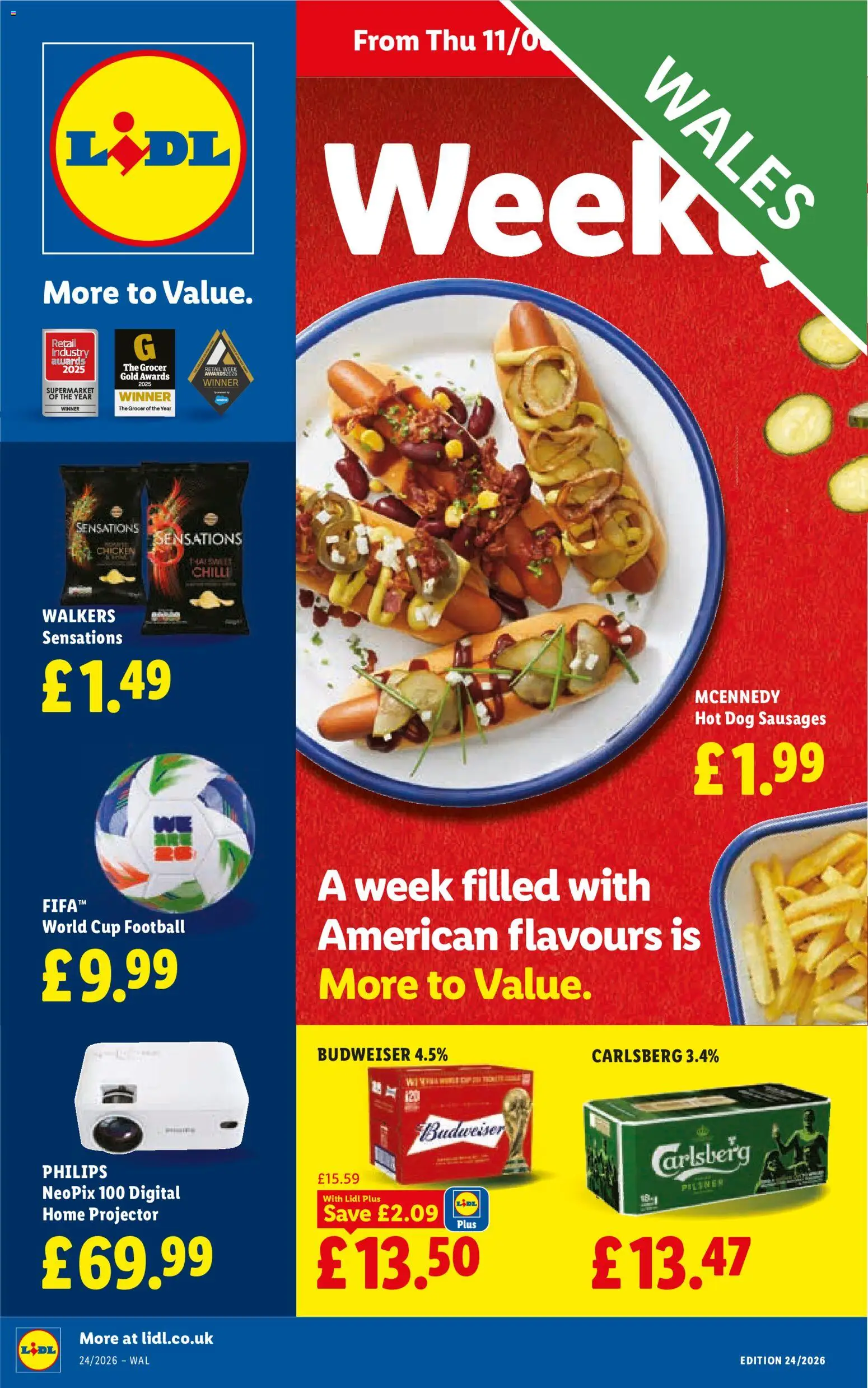 {H1} | Page: 1 | Products: Chicken, Sausages, Hot dog, Projector