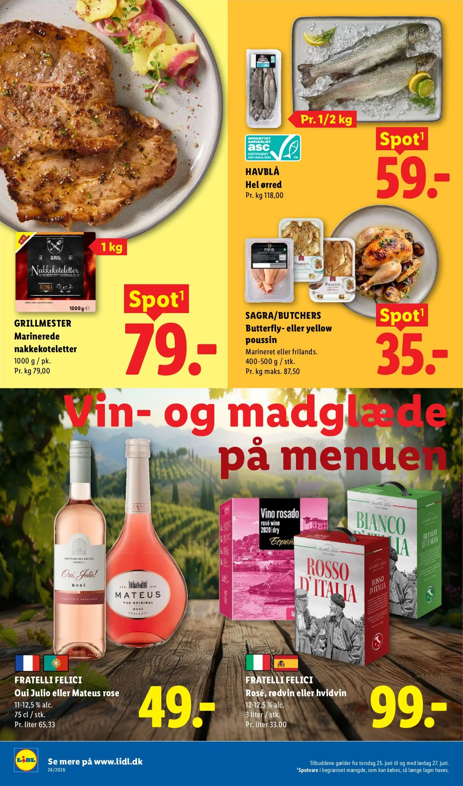 Lidl tilbudsavis – gyldig fra 21/06/2026 | Side: 2 | Produkter: Vin, Søm, Butterfly