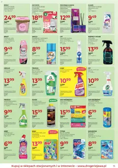 Pogląd oferty "Jawa gazetka" - ważna od 04.07.2026 | Strona: 15 | Produkty: Meglio, Malina, Szafa, Domestos