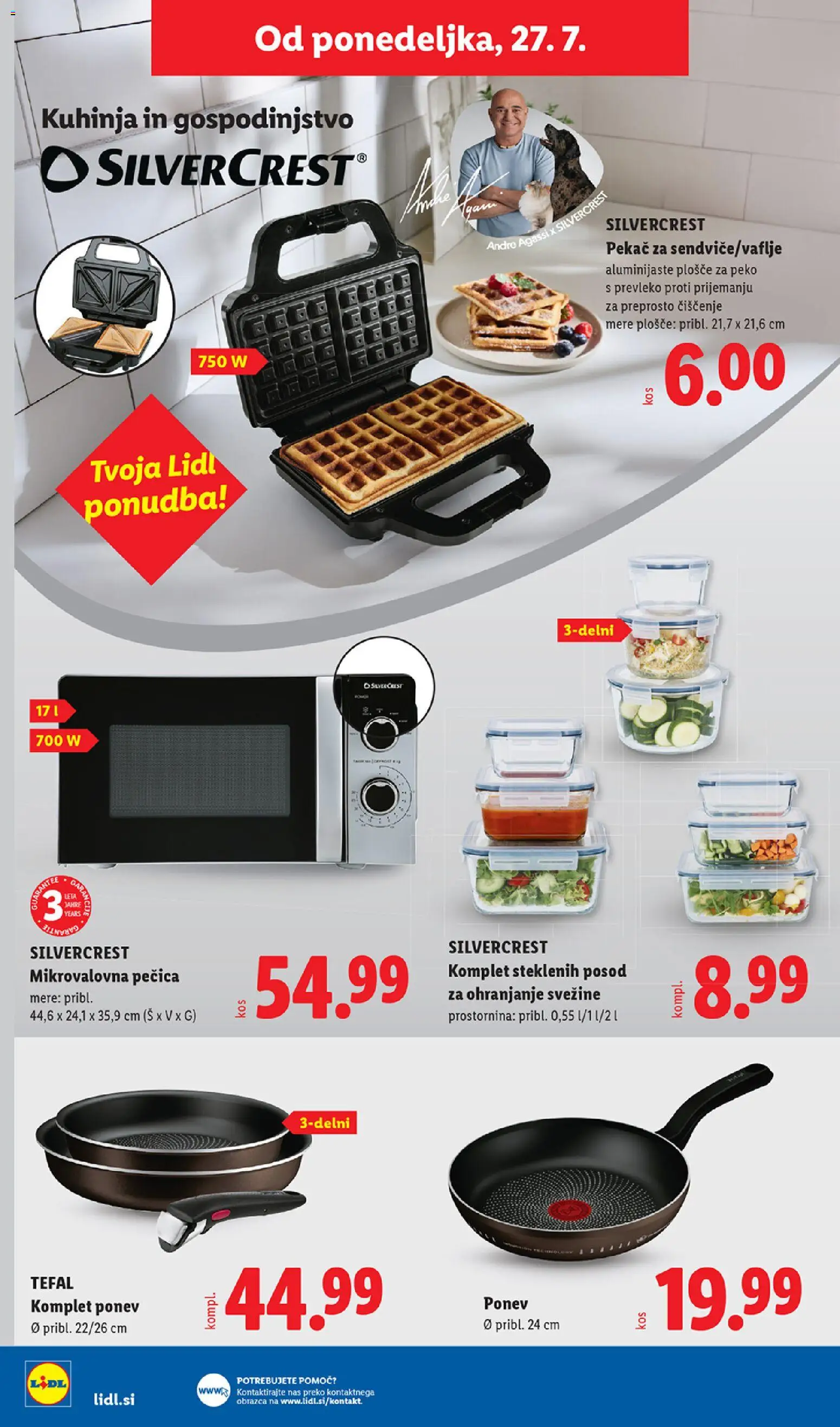 Novi Lidl katalog ponudbe – veljaven od 23.07.2026 | Stran: 58 | Izdelki: Pecica, Mikrovalovna pecica, Kuhinja