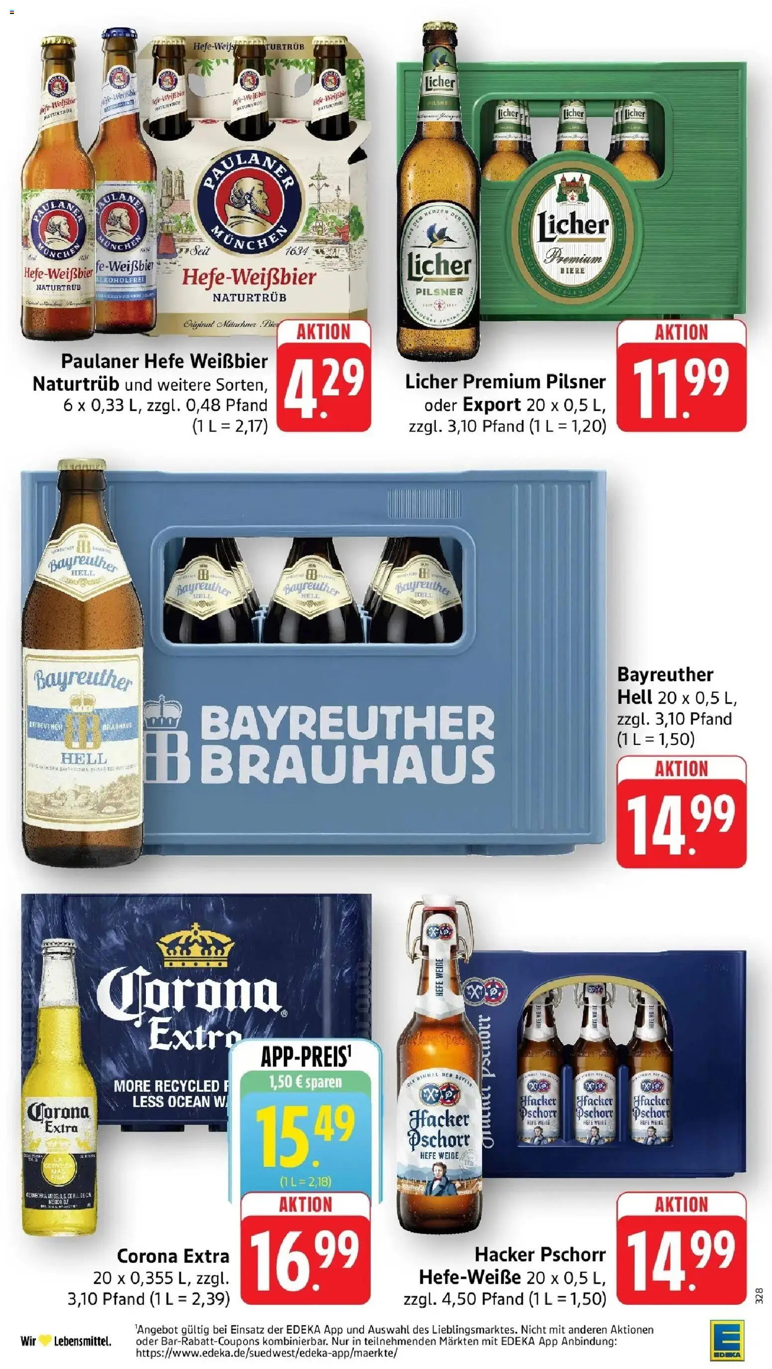 Edeka prospekt Bad Camberg	 – gültig ab 10.05.2026 | Seite: 39 | Produkte: Bayreuther hell, Bier, Hefe weissbier, Paulaner