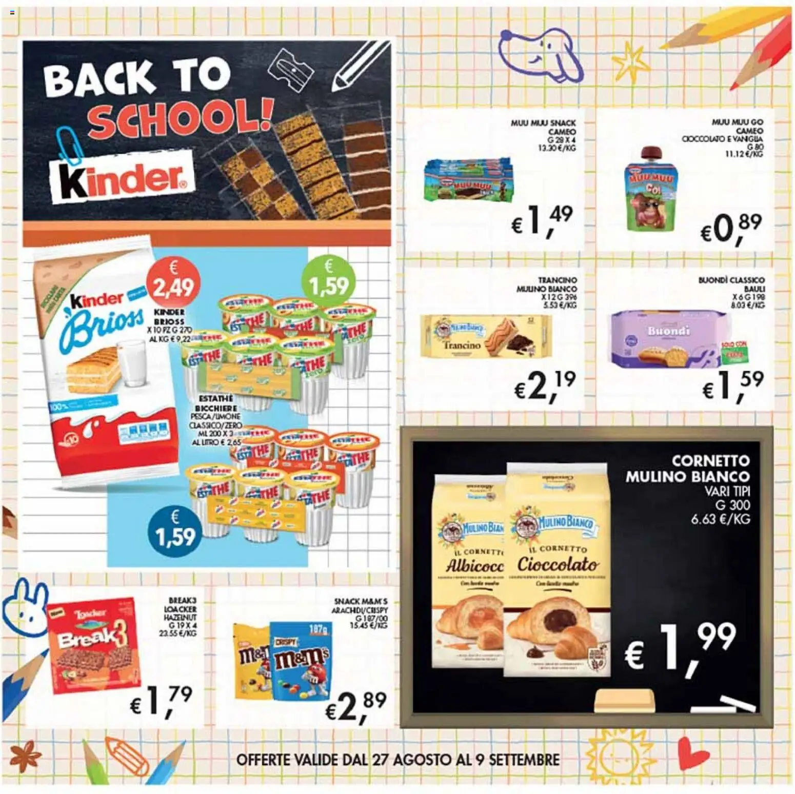 Volantino Coal del 27/08/2026 | Pagina: 16 | Prodotti: Vaniglia, Cioccolato, Pesca, The
