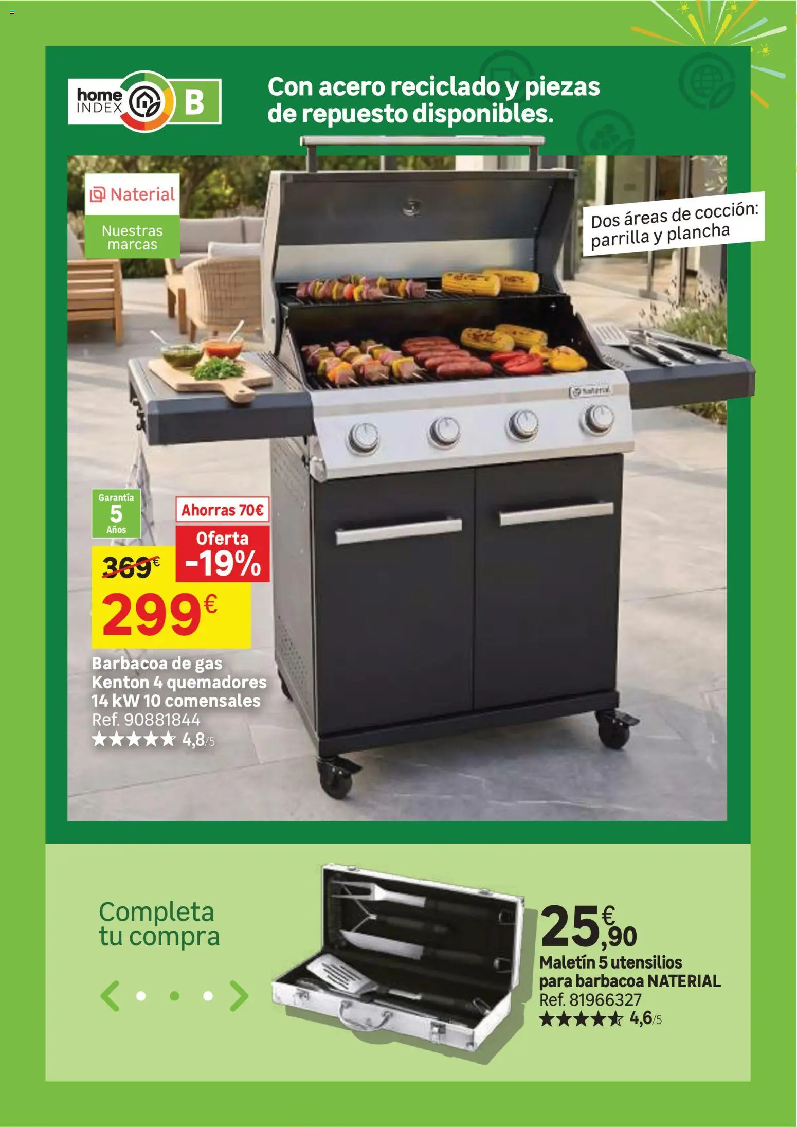 Leroy Merlin catálogo │ válido desde el 23/06/2026 | Página: 18 | Productos: Barbacoa, Parrilla, Plancha